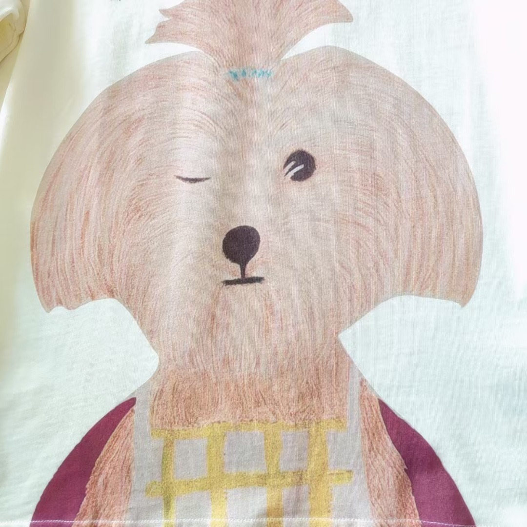Gucci/古驰 趣味萌萌小狗短袖T桖