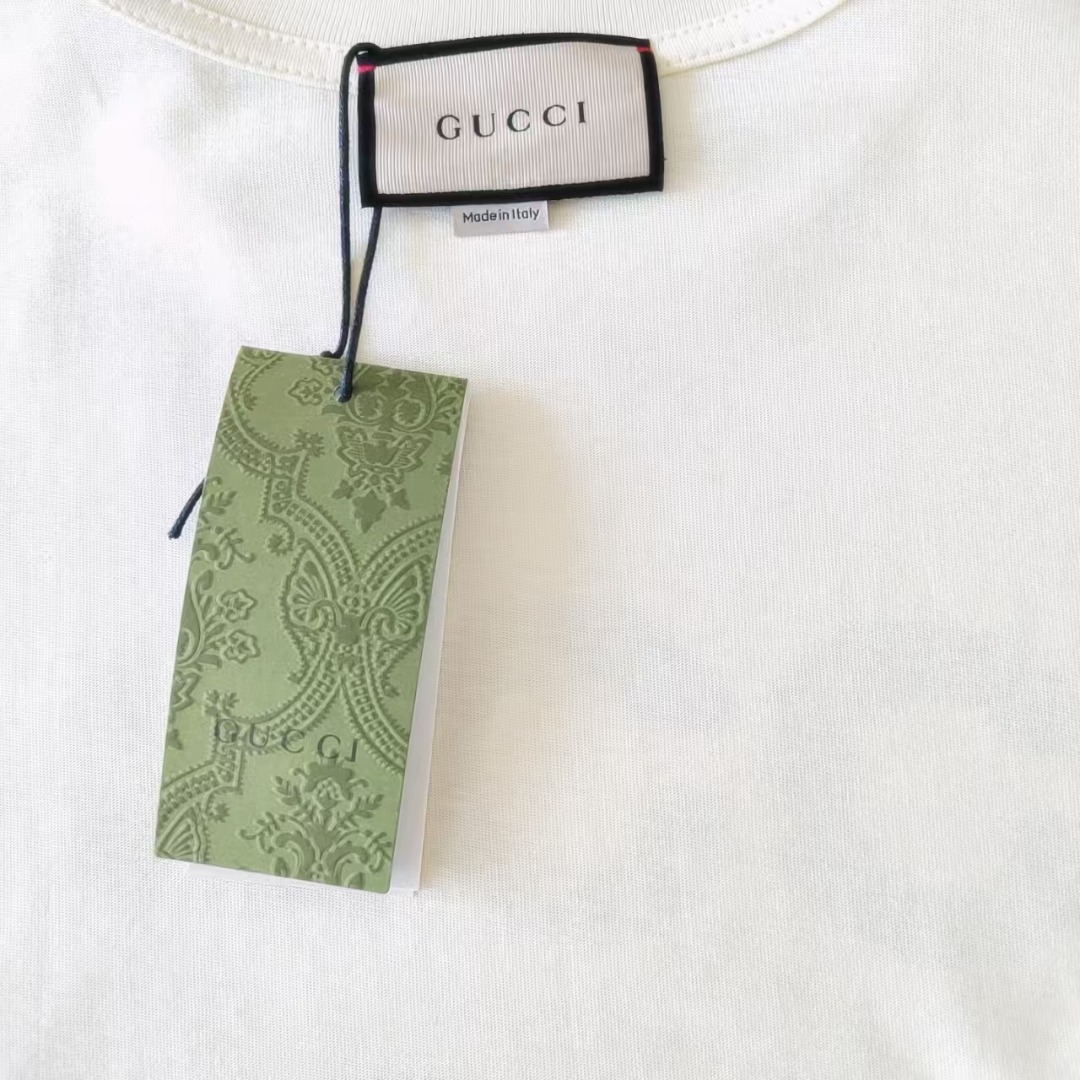Gucci/古驰 趣味萌萌小狗系列短袖T桖
