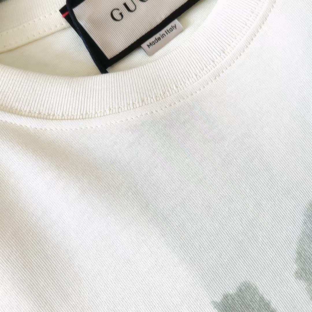 Gucci/古驰 趣味萌萌小狗系列短袖T桖
