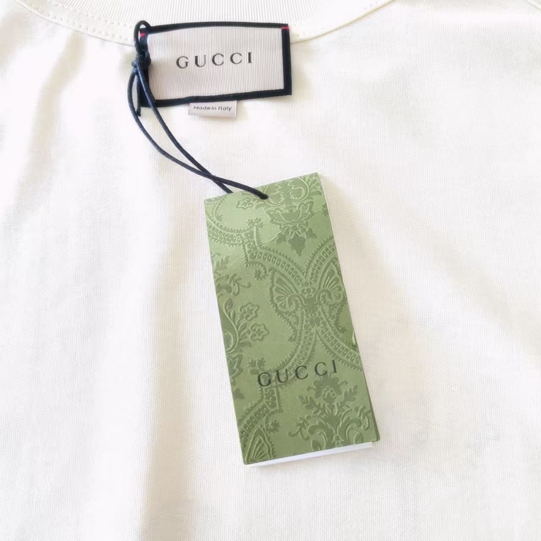 Gucci古驰 趣味卡通嬉戏的河马圆领短袖