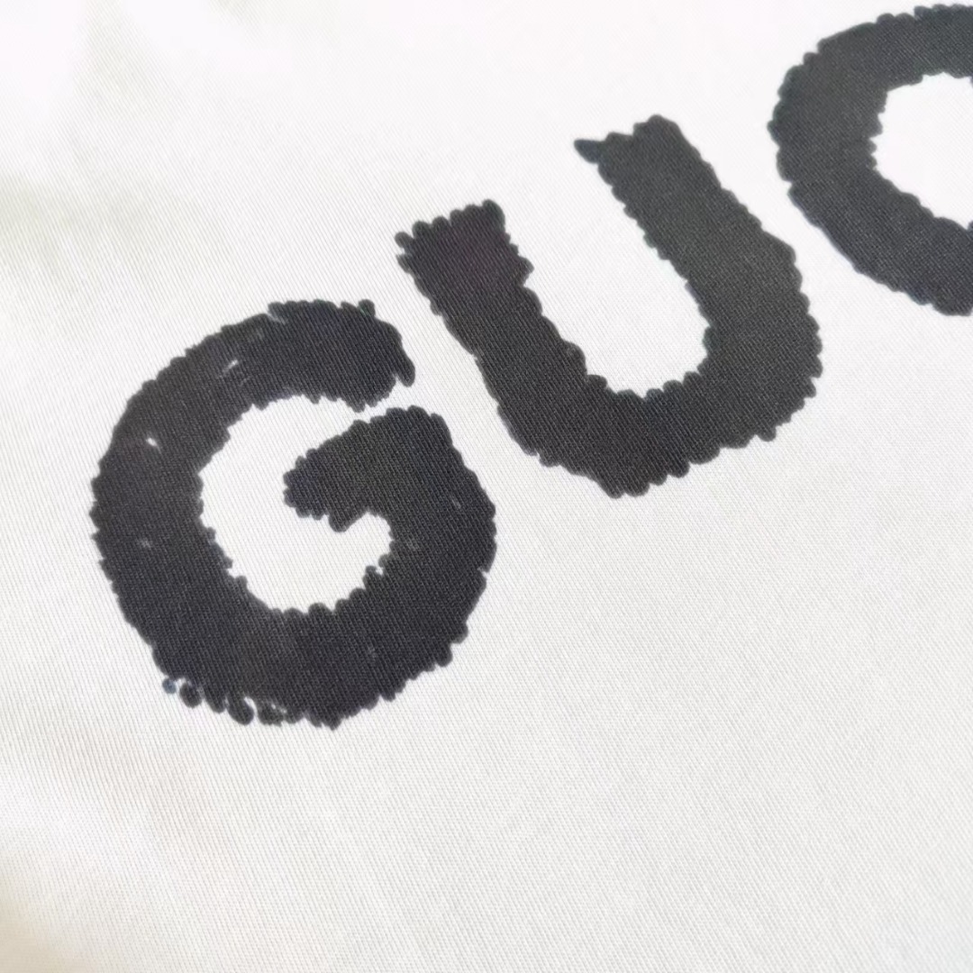 Gucci古驰 趣味卡通跷跷板游戏圆领短袖