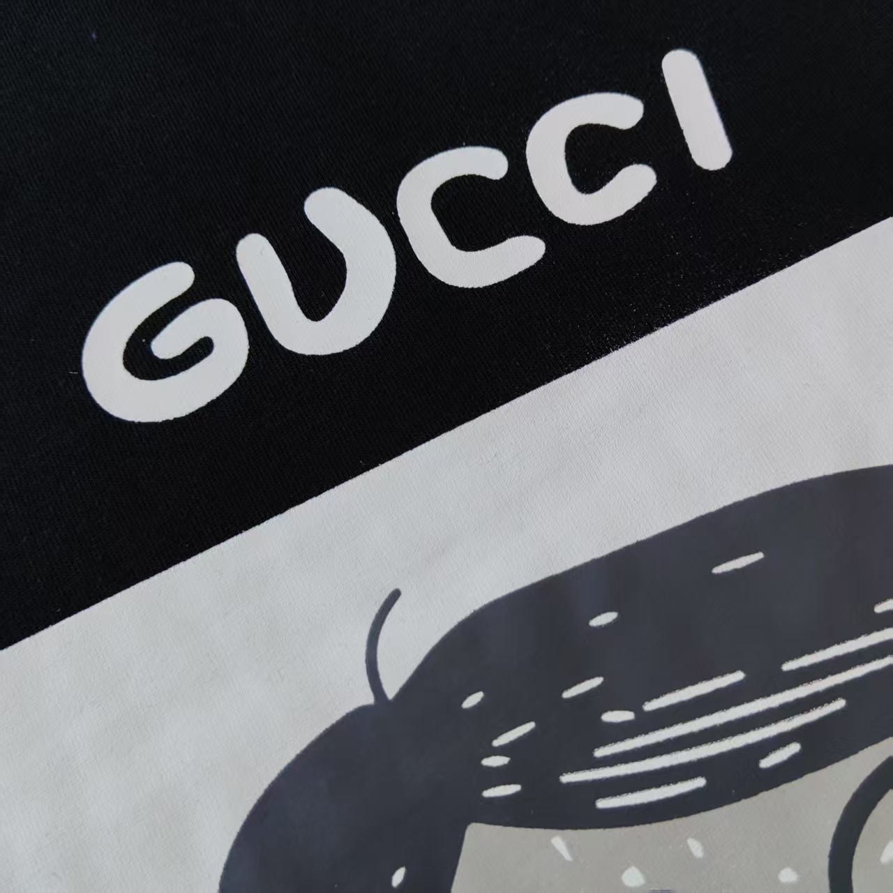 Gucci古驰 趣味卡通系列圆领短袖