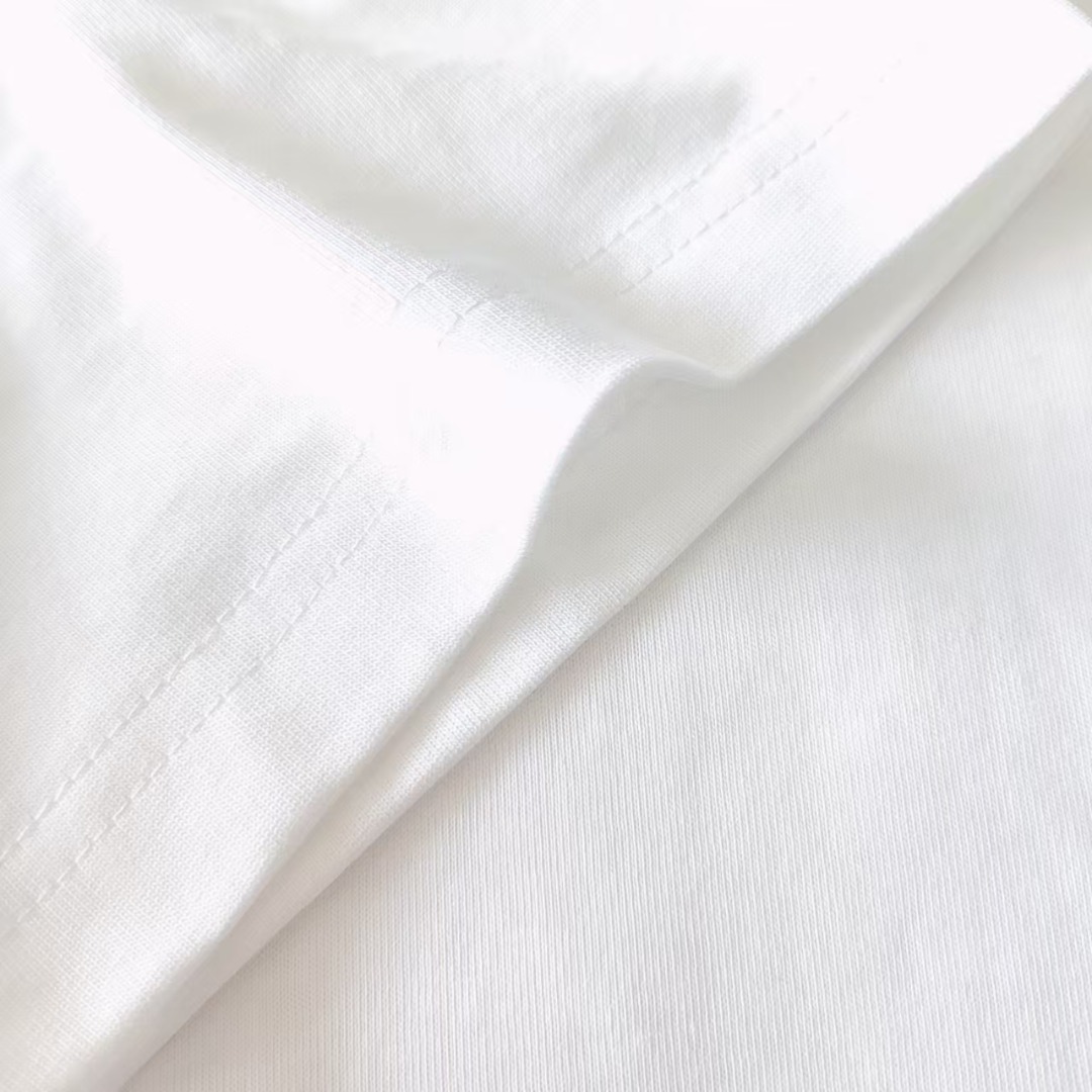 Gucci古驰 粉色条纹logo印花圆领短袖