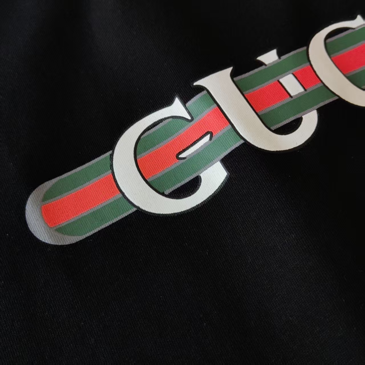 Gucci古驰 糖葫芦logo印花串串圆领短袖