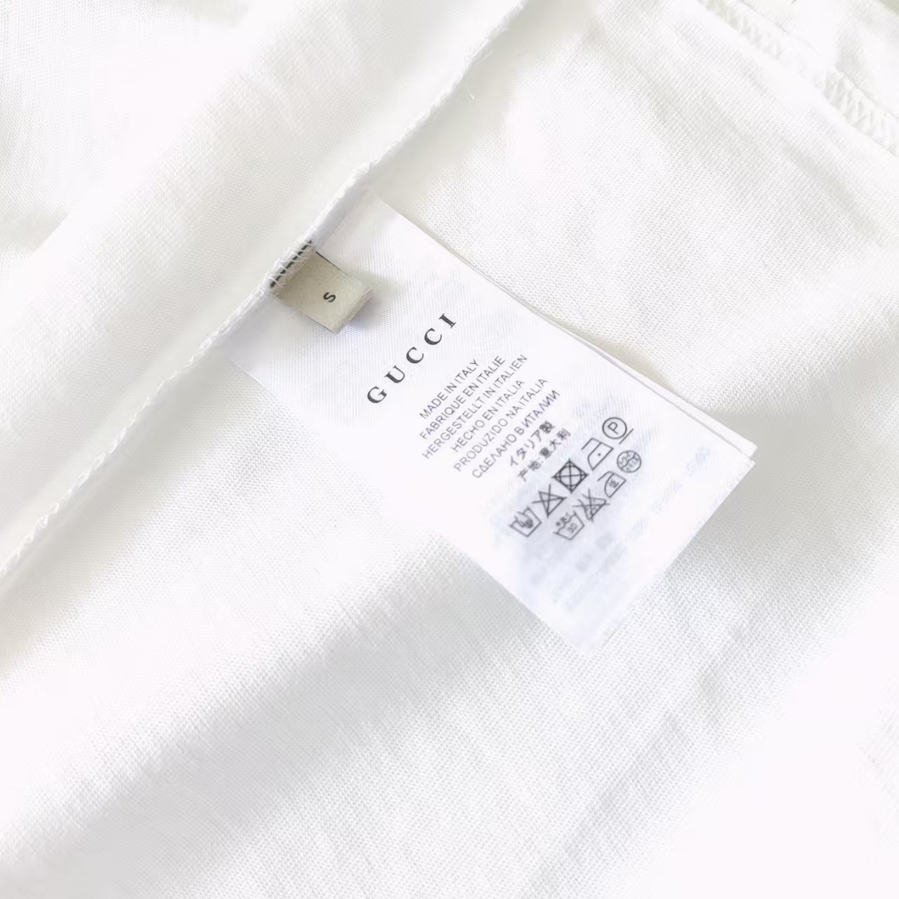 Gucci/古驰 红花蜻蜓logo印花短袖