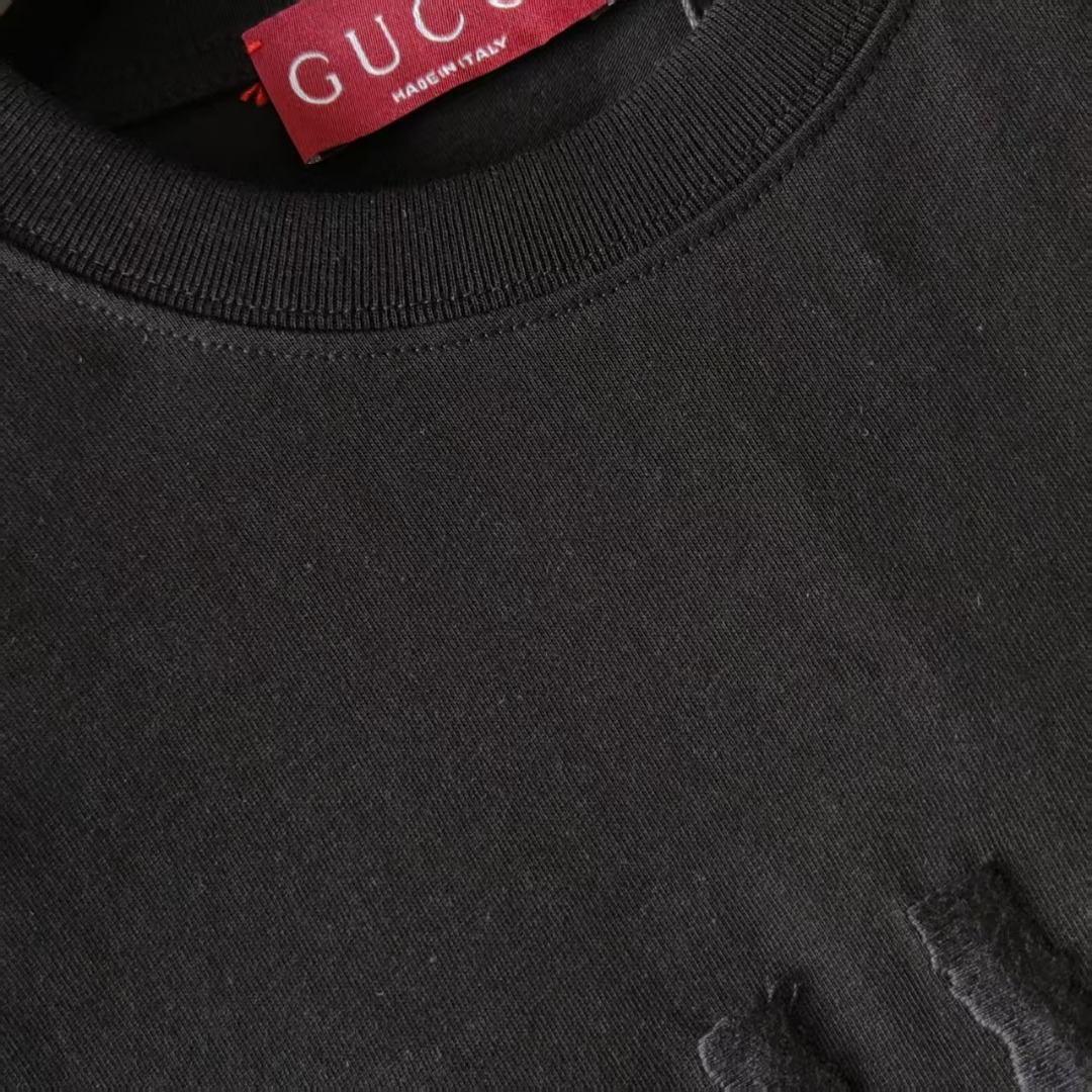 Gucci/古驰 logo字母刺绣短袖