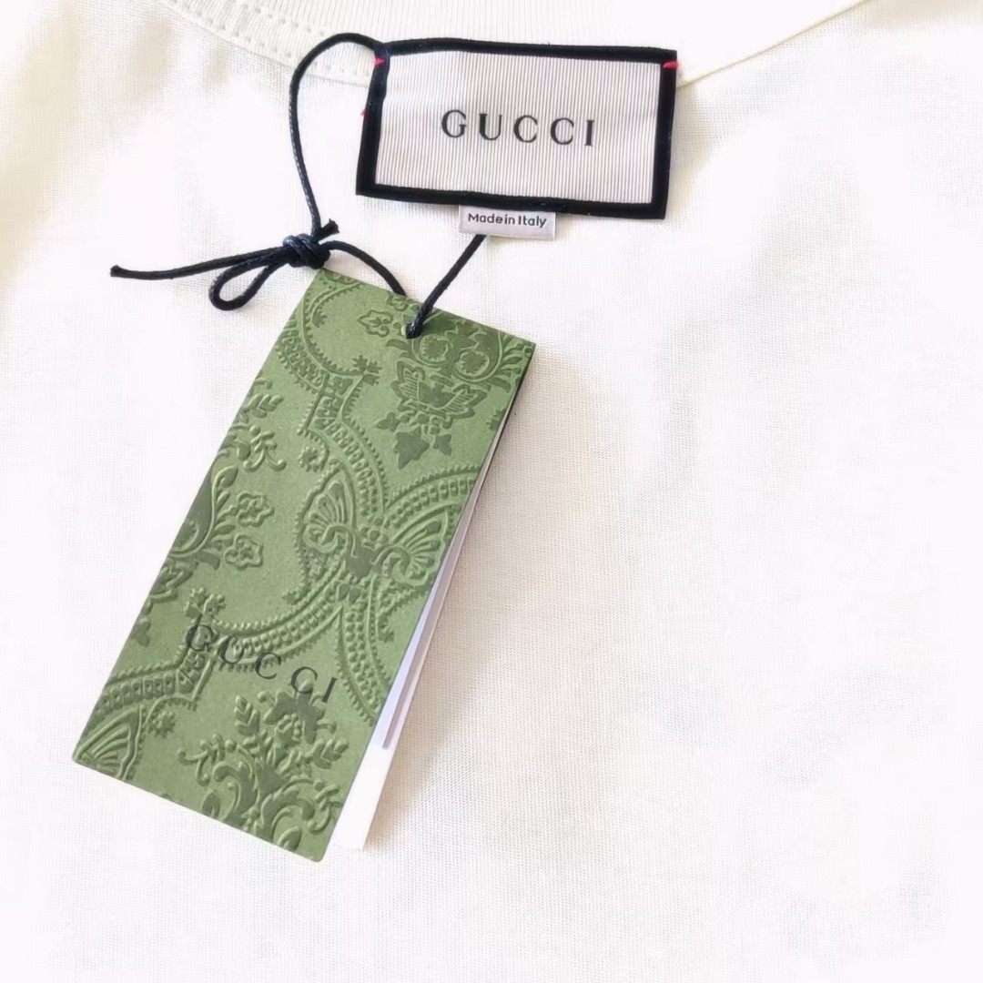 Gucci古驰 趣味卡通猫咪公主领短袖