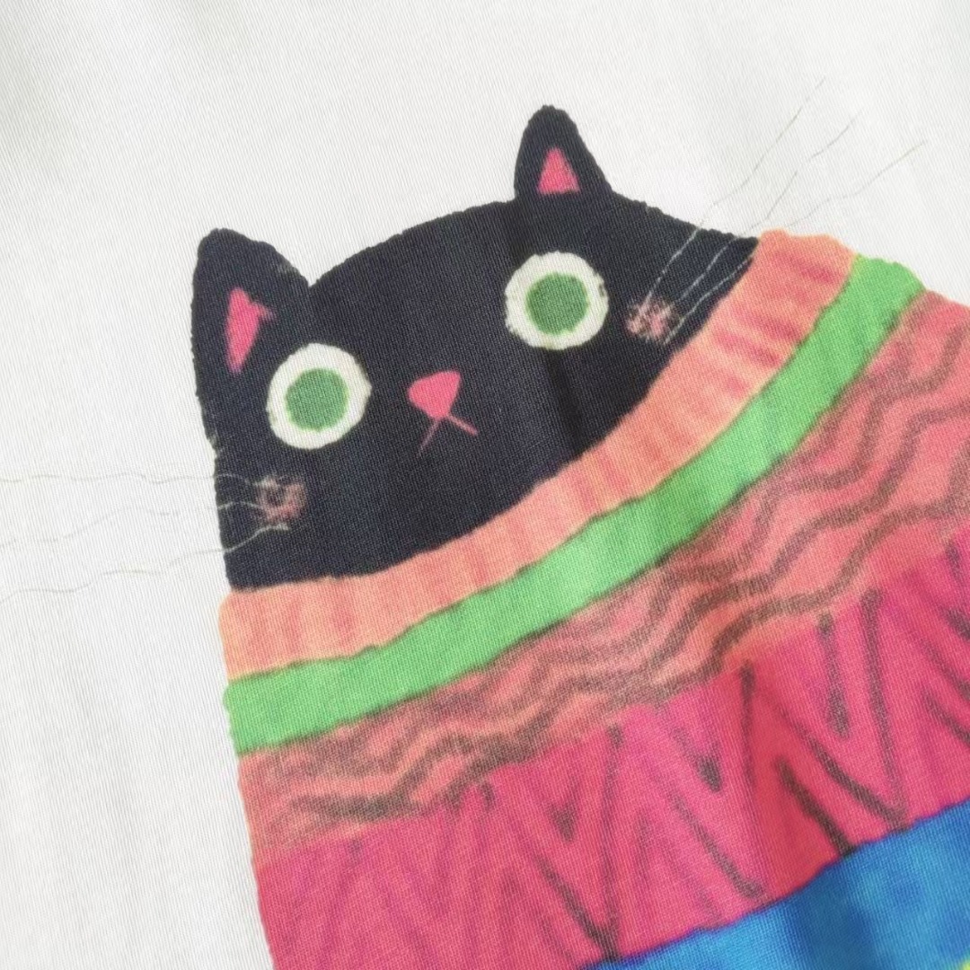 Gucci古驰 趣味卡通发呆的猫圆领短袖