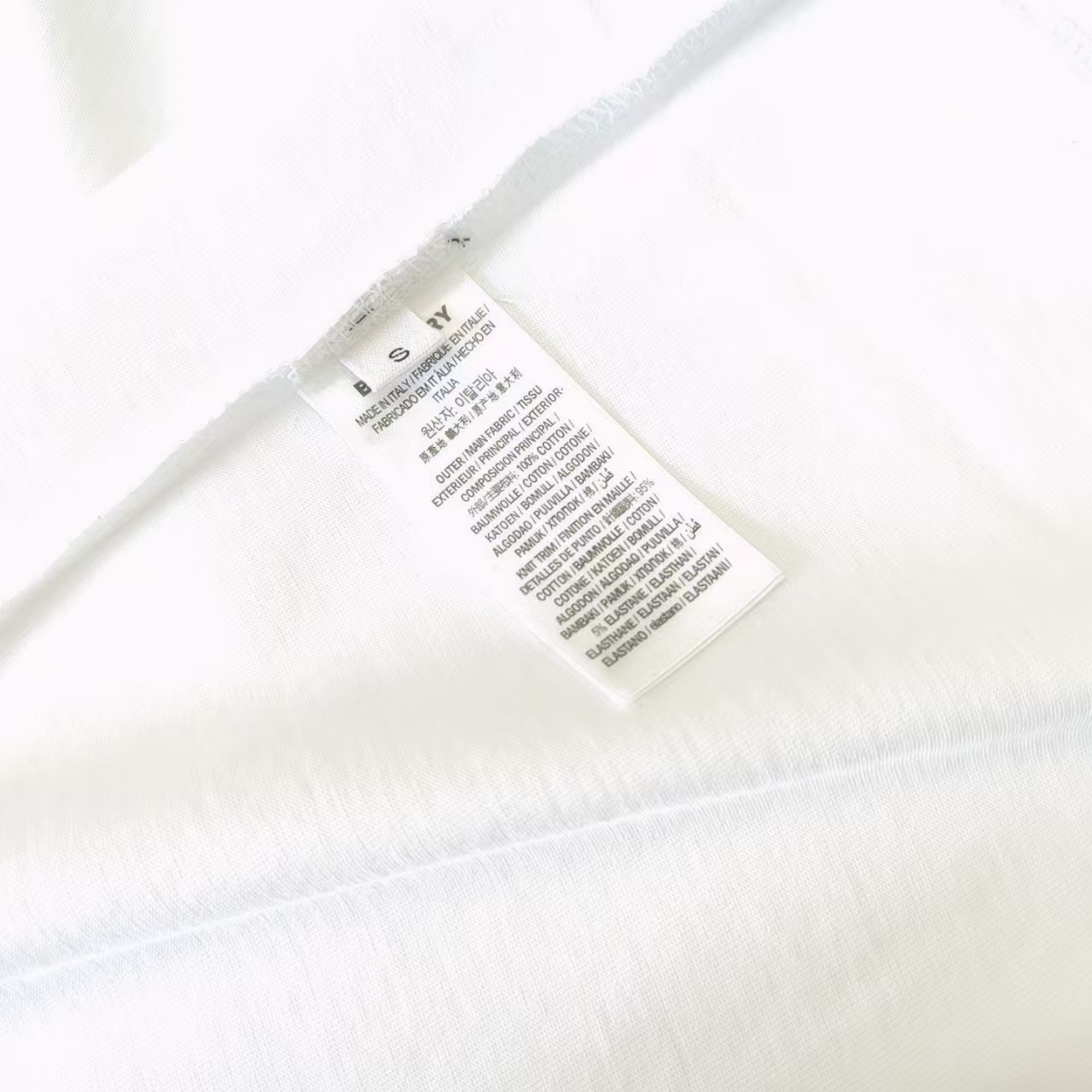 BURBERRY 巴宝莉 新款蓝黑战马短袖T恤