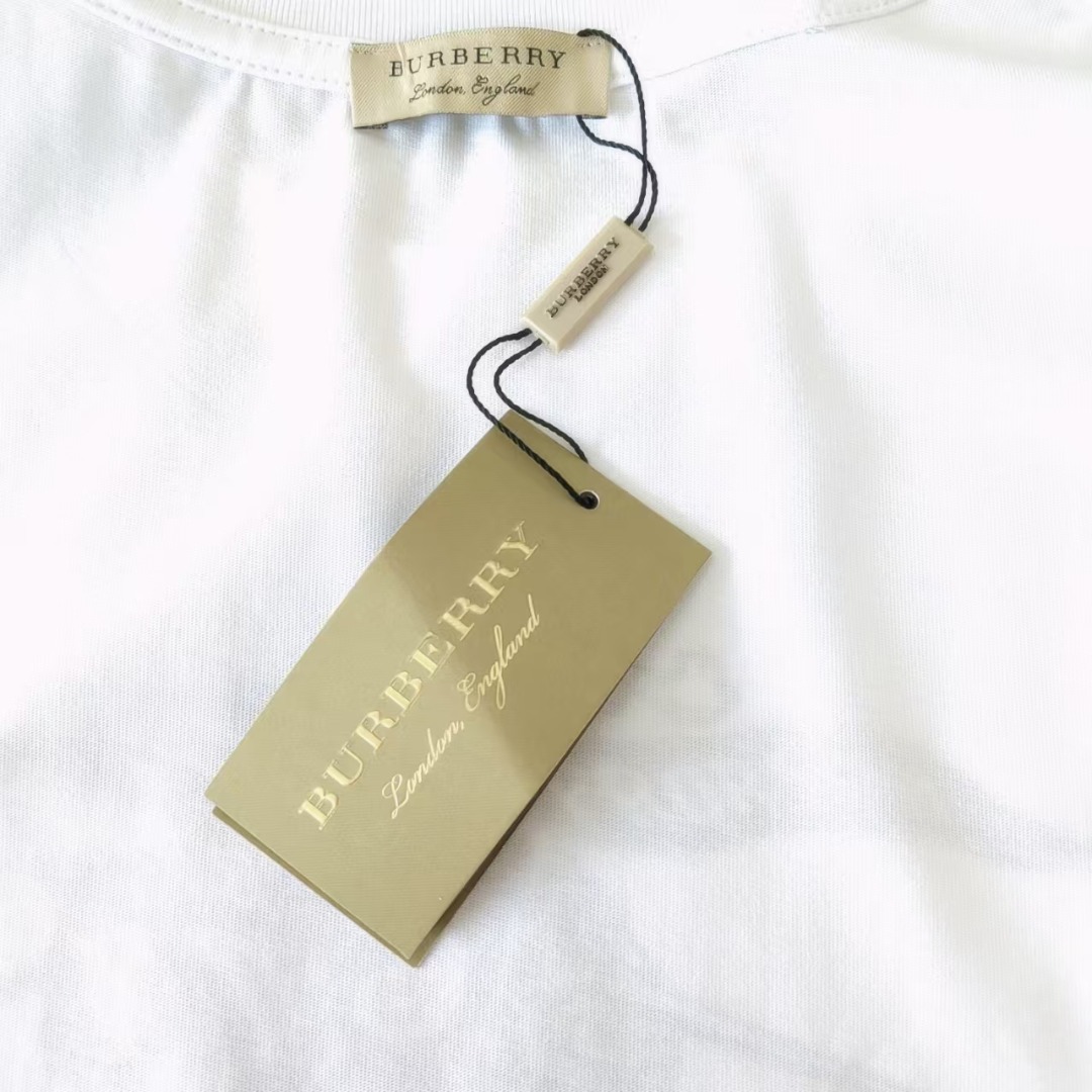 BURBERRY 巴宝莉 新款蓝黑战马短袖T恤