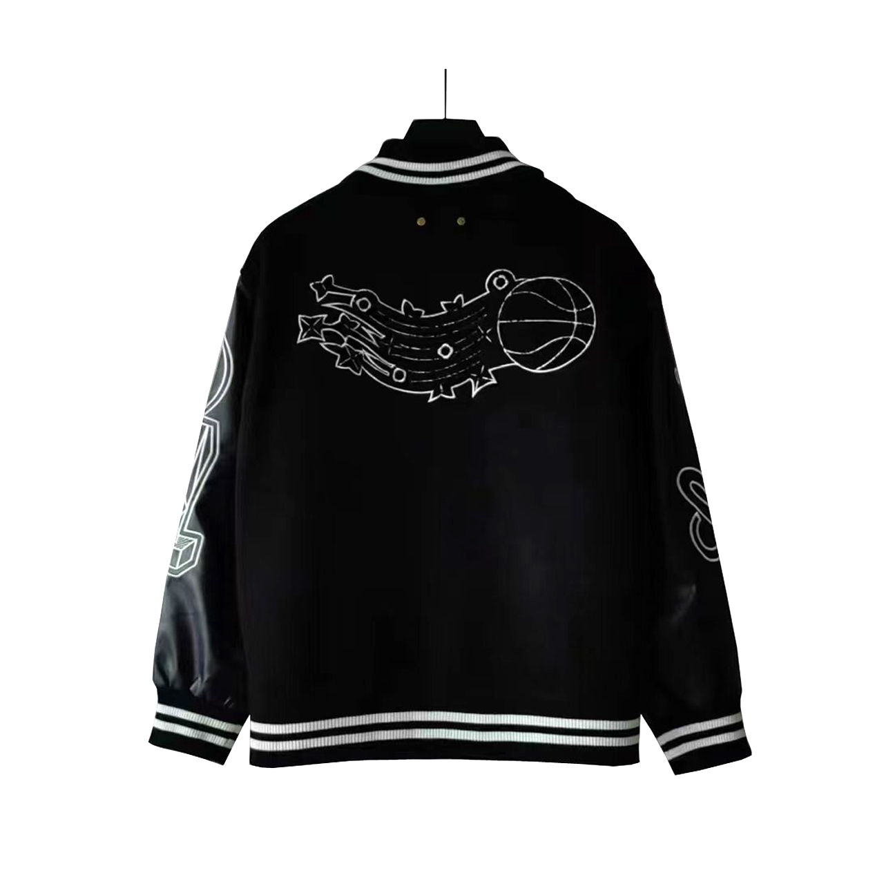 Louis Vuitton/路易威登 拼皮袖棒球服夹克外套