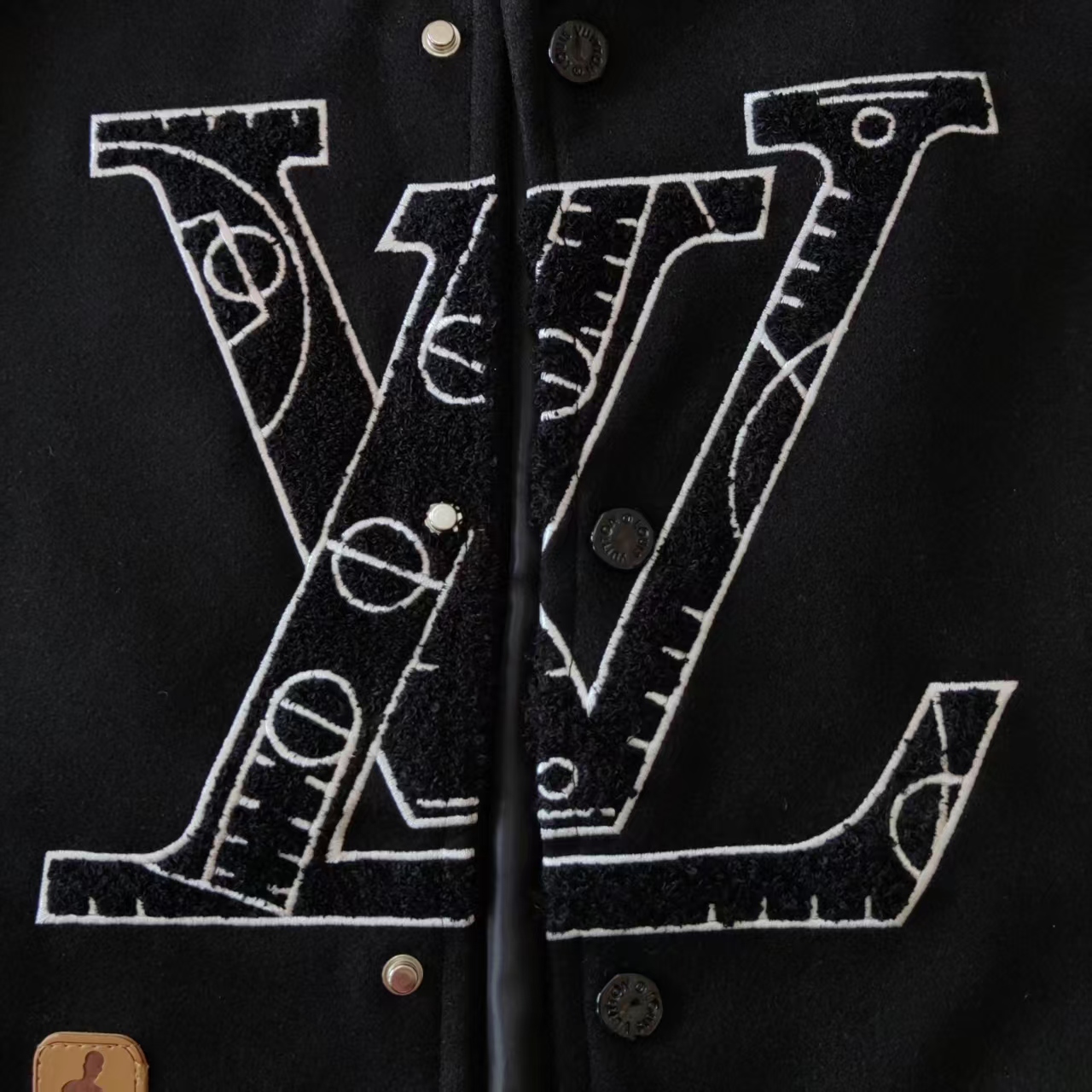 Louis Vuitton/路易威登 拼皮袖棒球服夹克外套