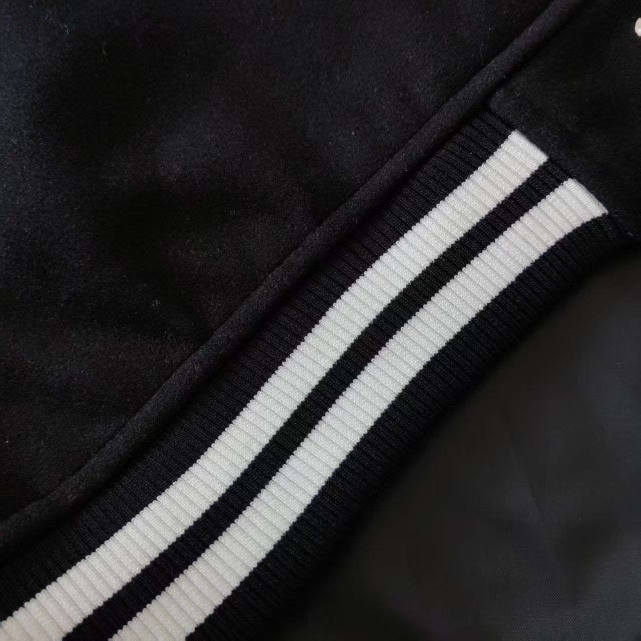Louis Vuitton/路易威登 拼皮袖棒球服夹克外套