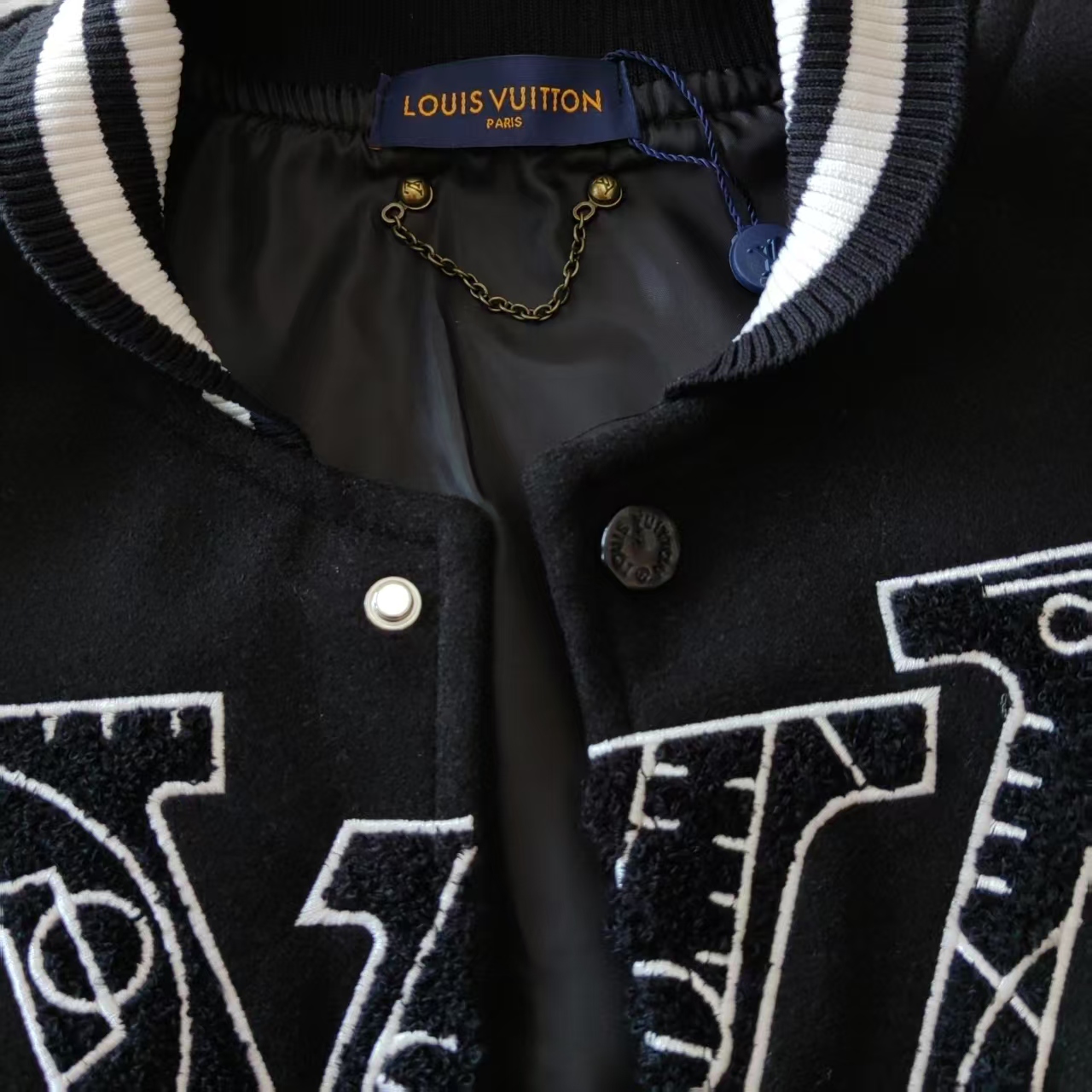 Louis Vuitton/路易威登 拼皮袖棒球服夹克外套