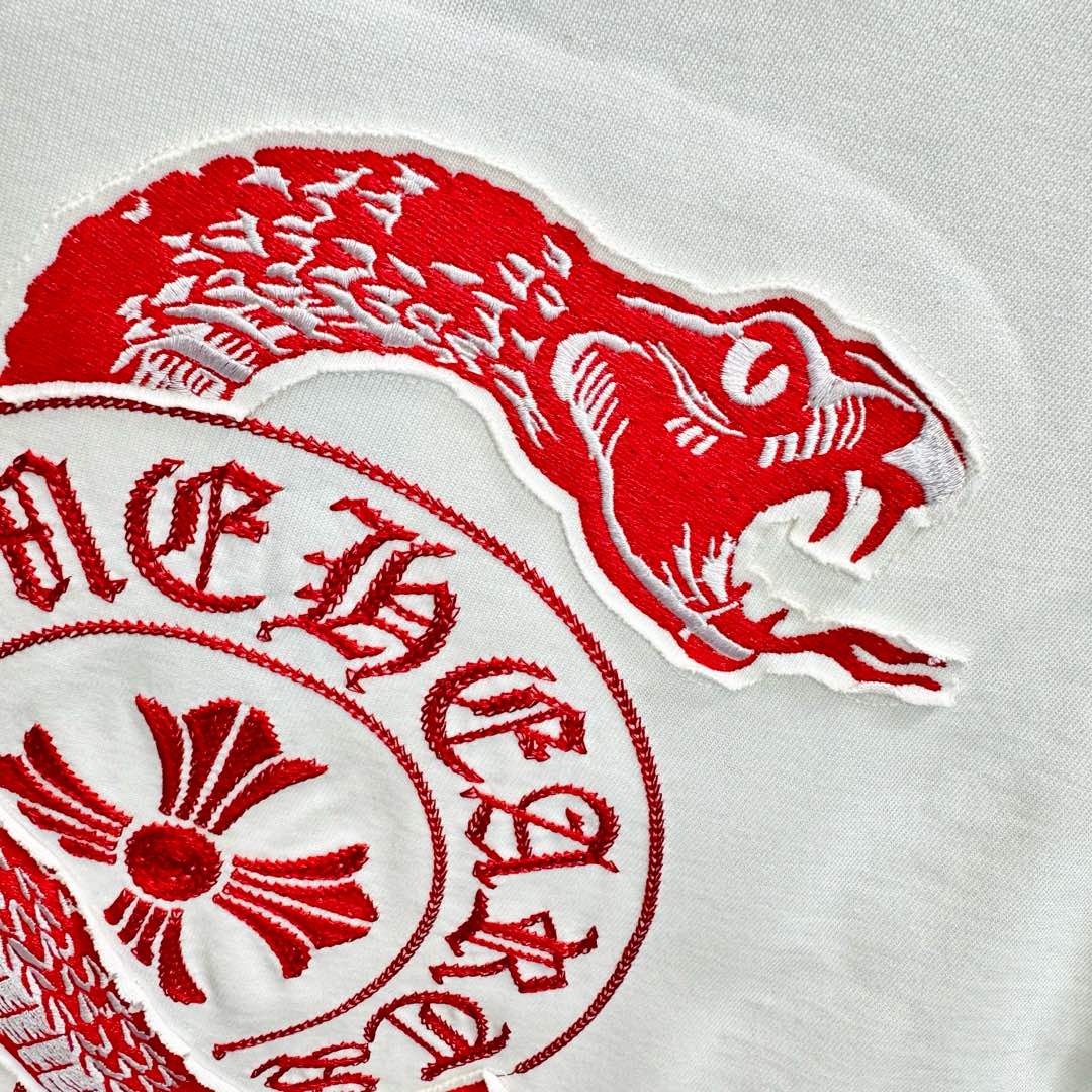 Chrome Hearts 克罗心 蛇年限定刺绣短袖