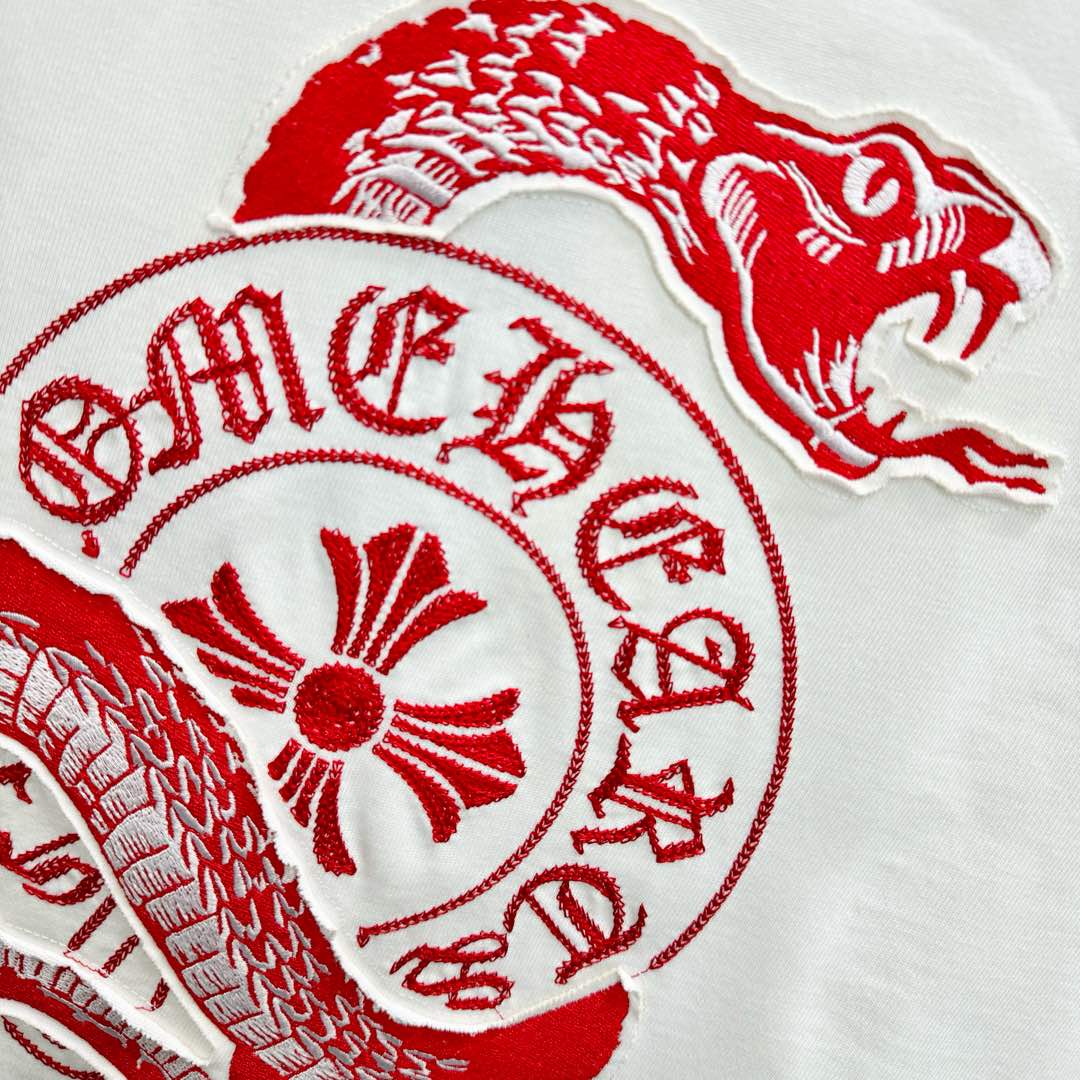 Chrome Hearts 克罗心 蛇年限定刺绣短袖