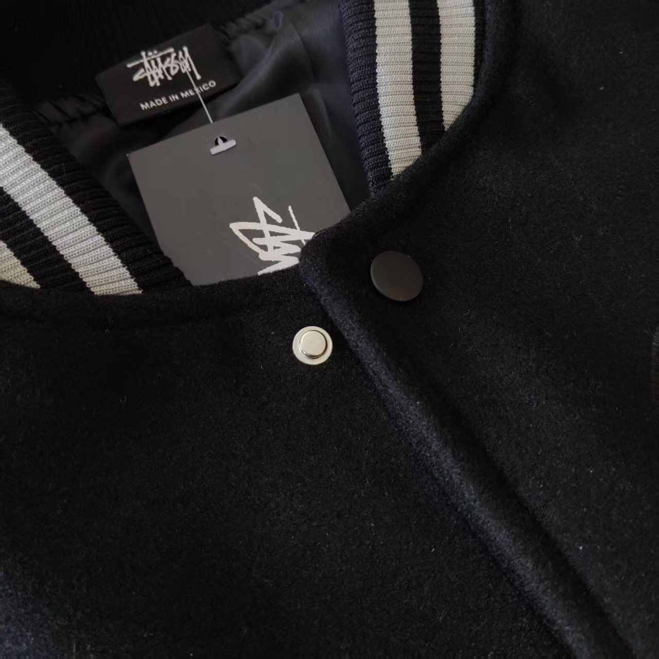 斯图西 Dries Van Noten x Stussy 金太阳爆炸单品棒球服夹克