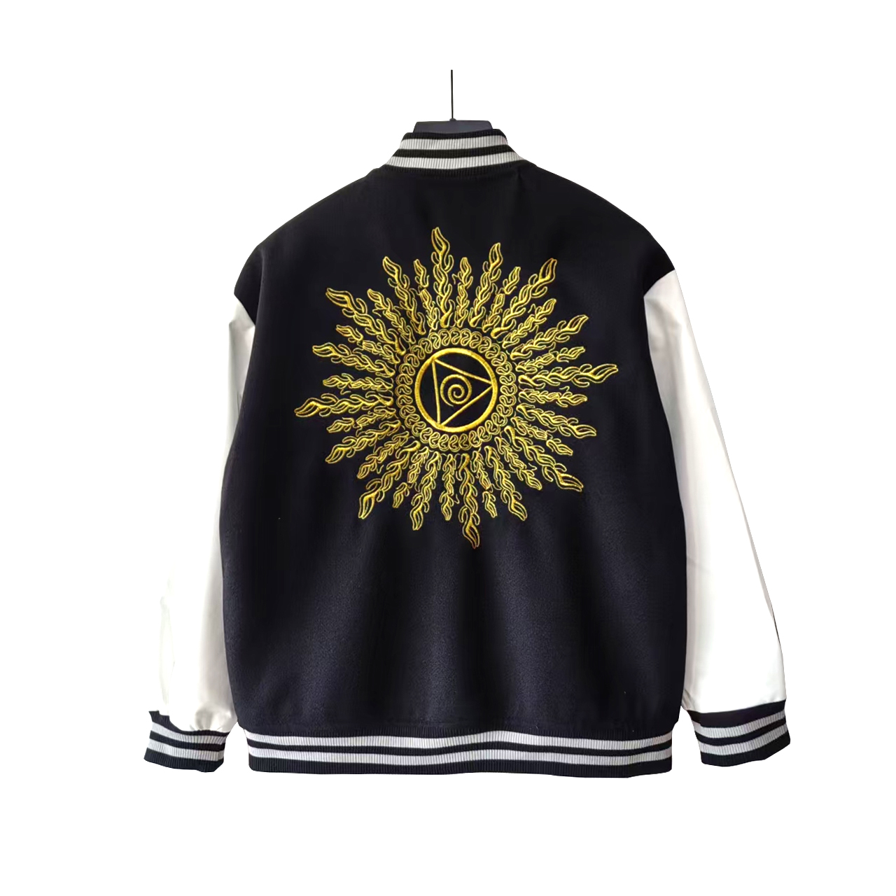 斯图西 Dries Van Noten x Stussy 金太阳爆炸单品棒球服夹克