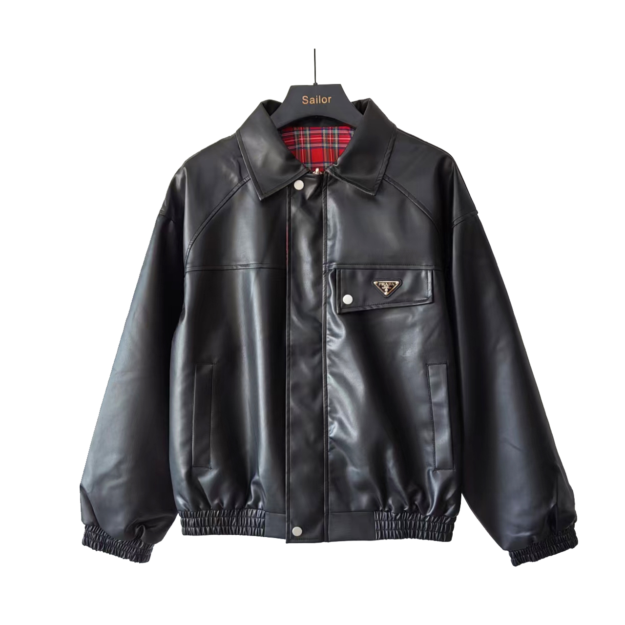 Prada/普拉达 英伦机车夹克外套