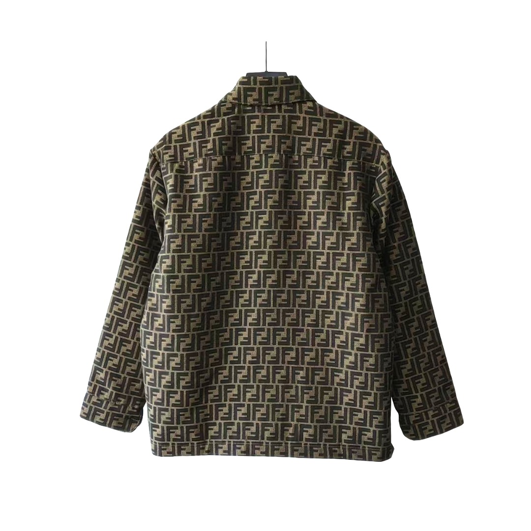 FENDI/芬迪 经典Logo提花衬衫休闲老花外套夹克
