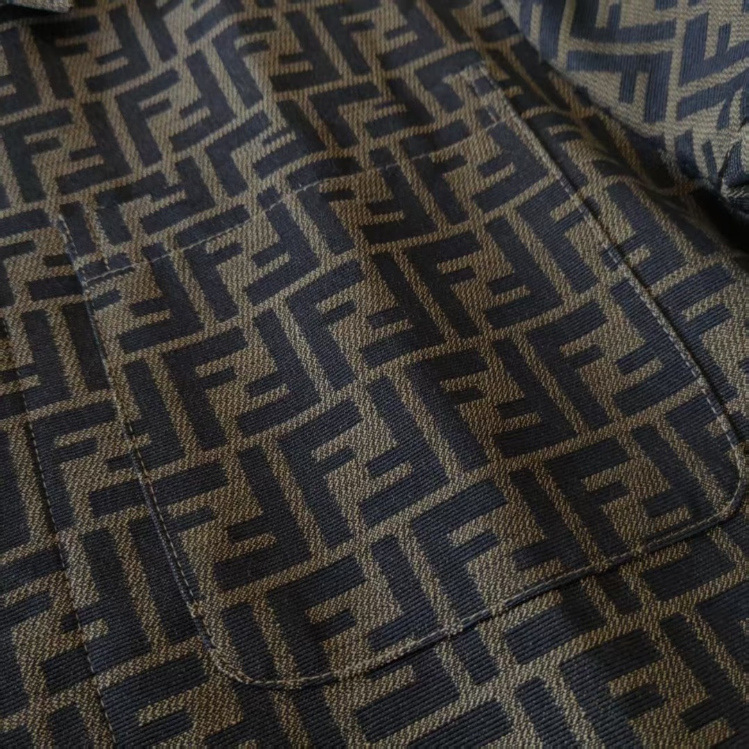 FENDI/芬迪 经典Logo提花衬衫休闲老花外套夹克