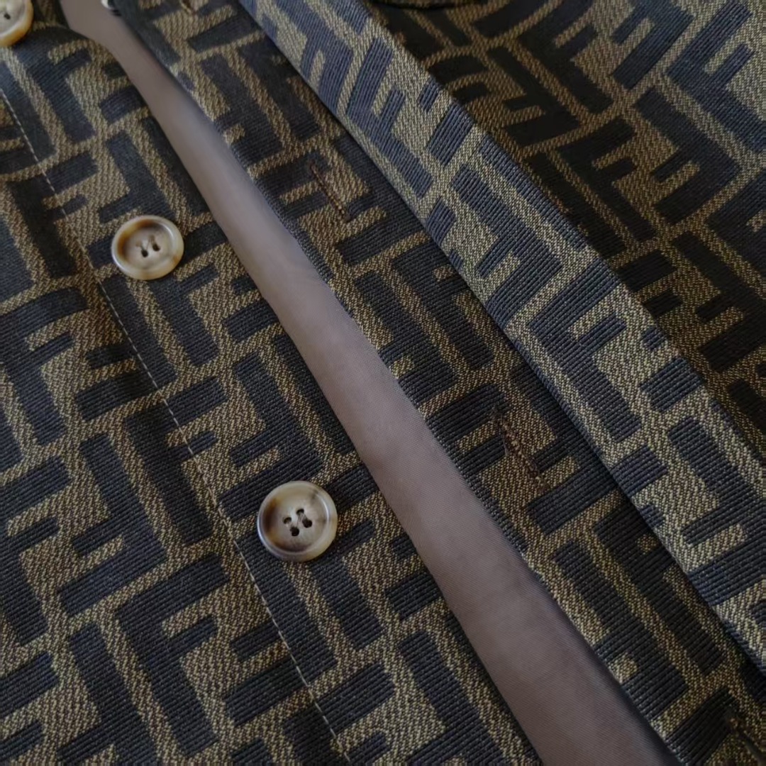 FENDI/芬迪 经典Logo提花衬衫休闲老花外套夹克