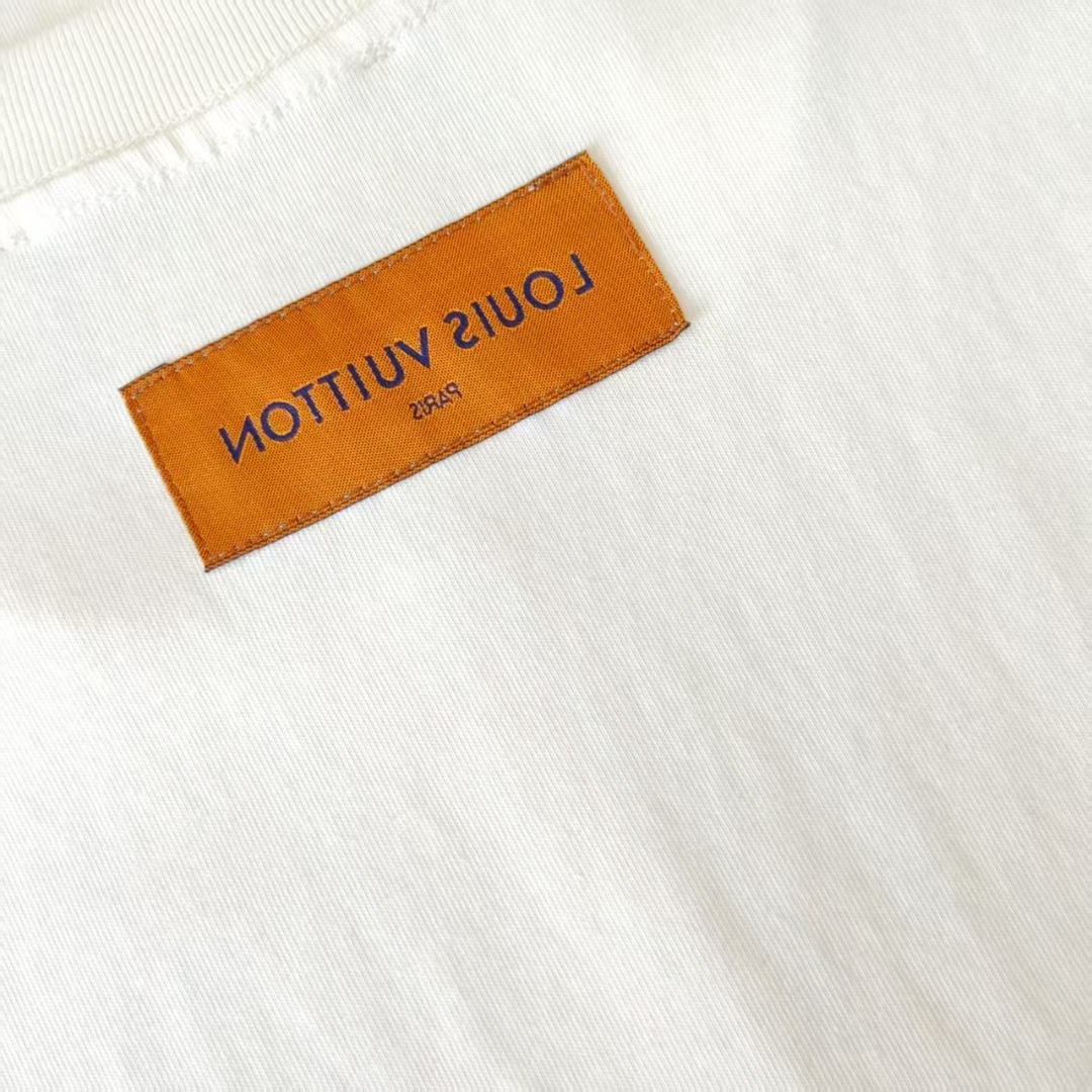 Louis Vuitton/路易威登 多彩字母满印短袖T桖