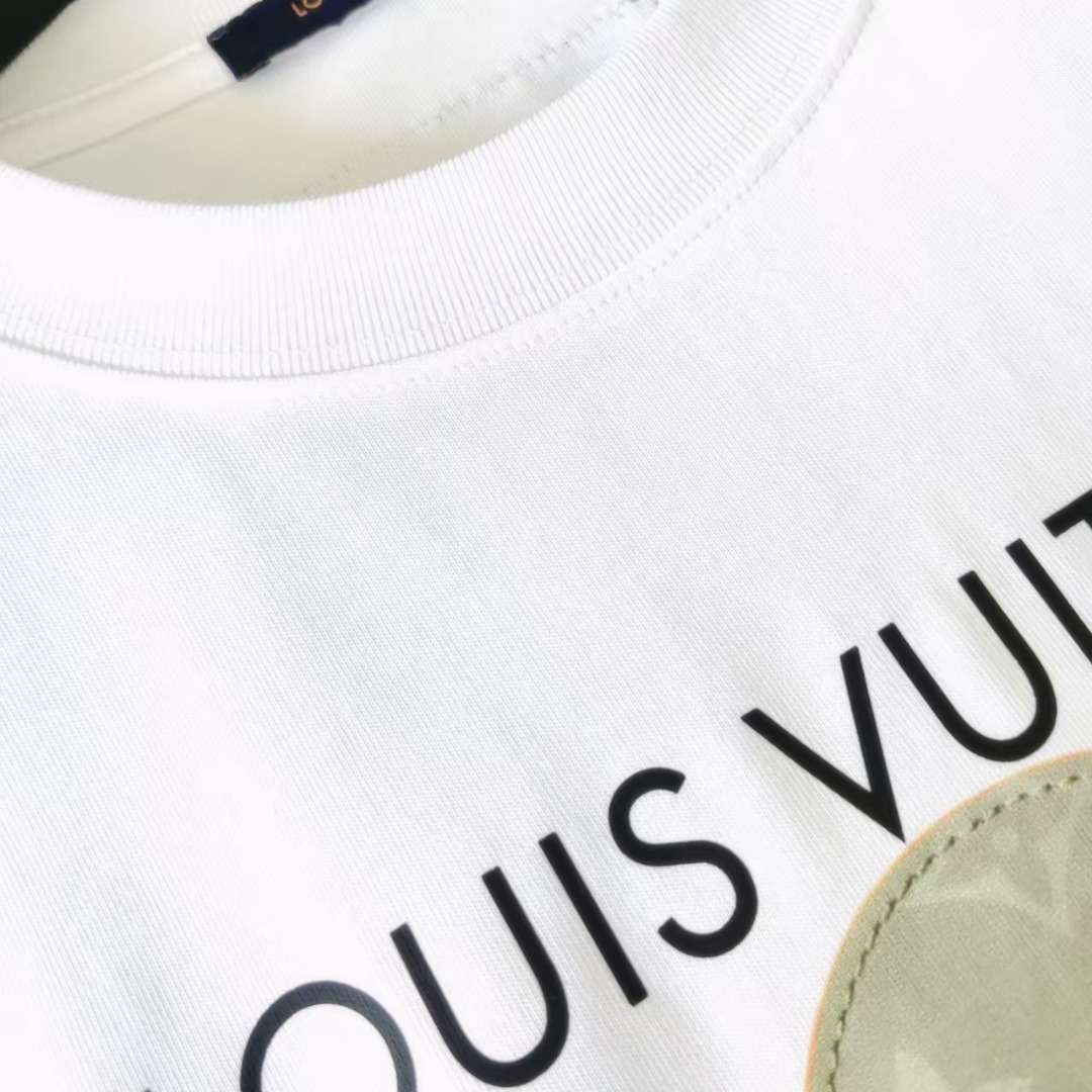 Louis Vuitton/路易威登 向日葵标识logo印花短袖T桖