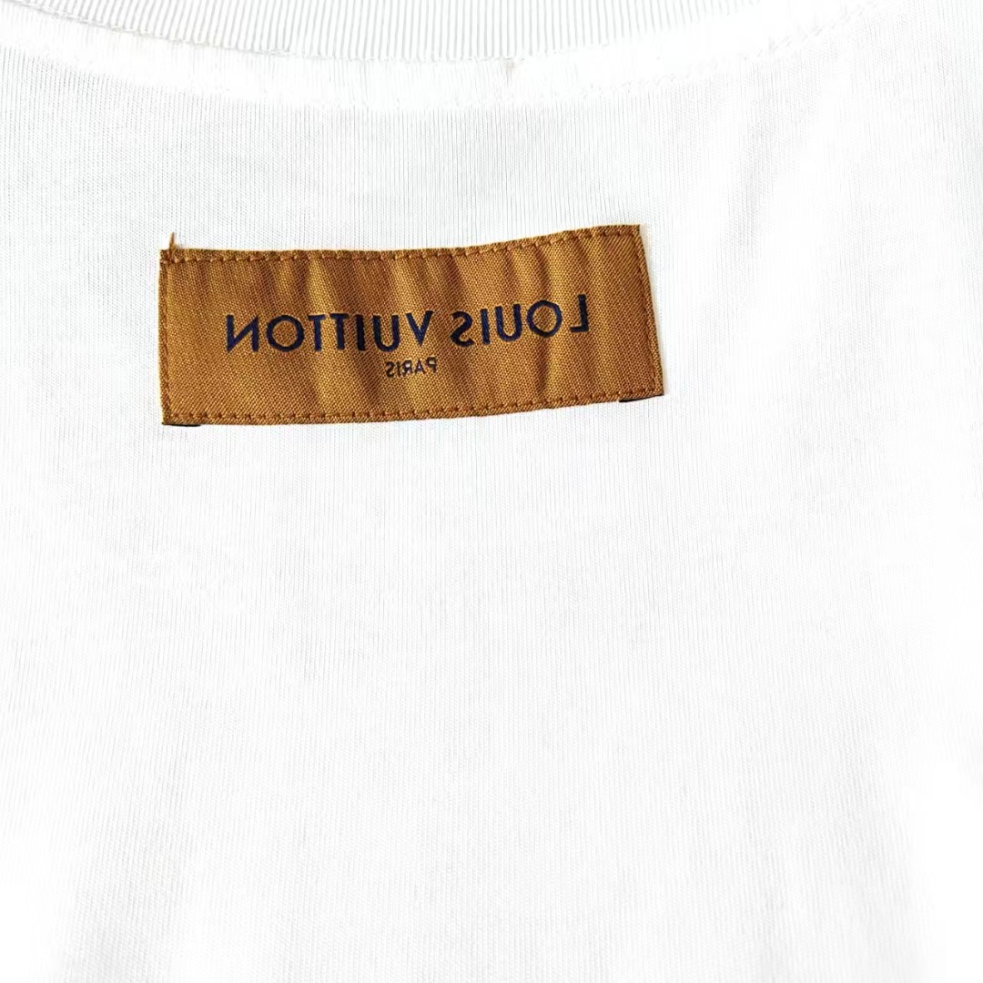 Louis Vuitton/路易威登 七彩油迪熊印花短袖T桖