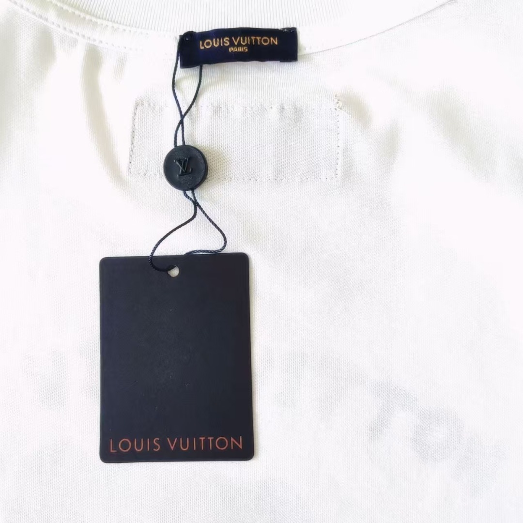 Louis Vuitton/路易威登 七彩油迪熊印花短袖T桖