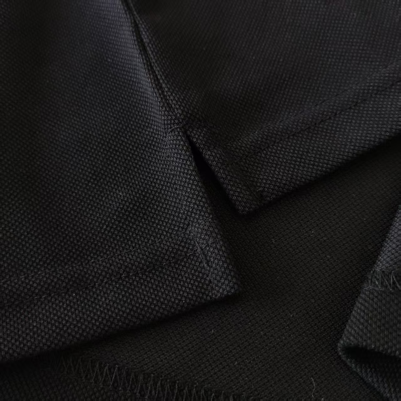 BURBERRY/巴宝莉 领口格纹拼接刺绣POLO衫