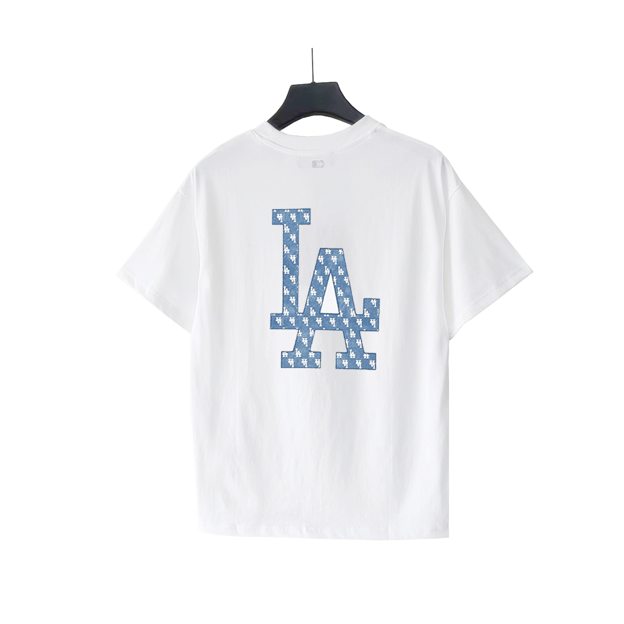 MLB 刺绣小标后背贴布logo字母T恤