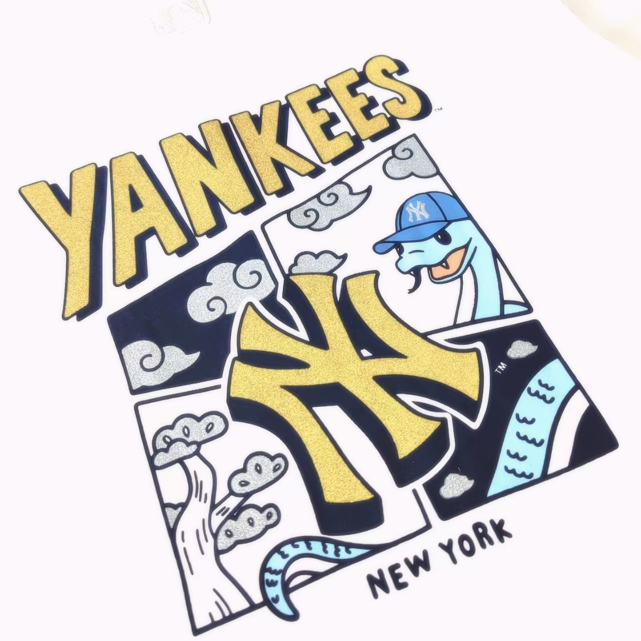 MLB 蛇年限定印花T恤