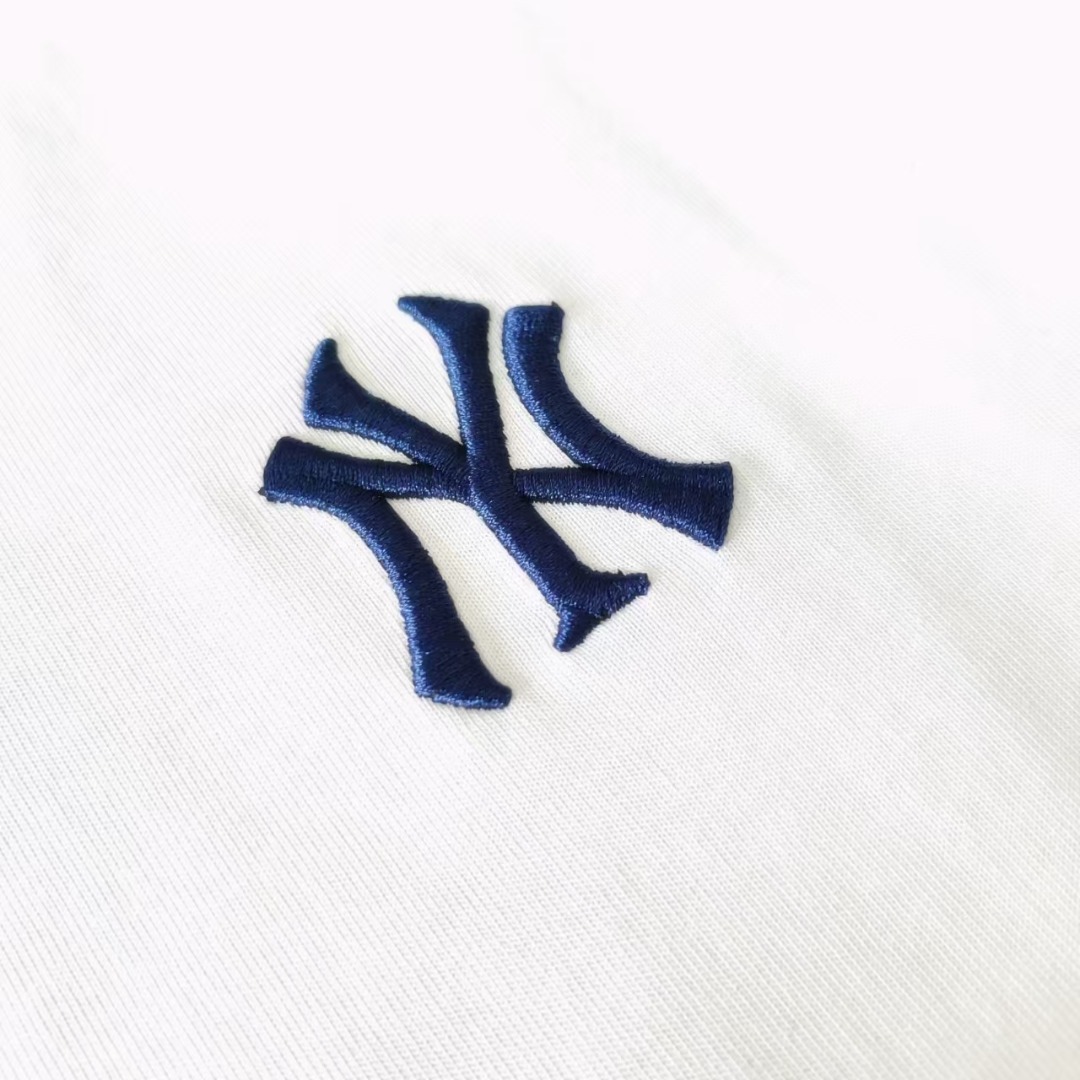 MLB 前后印花logo字母T恤