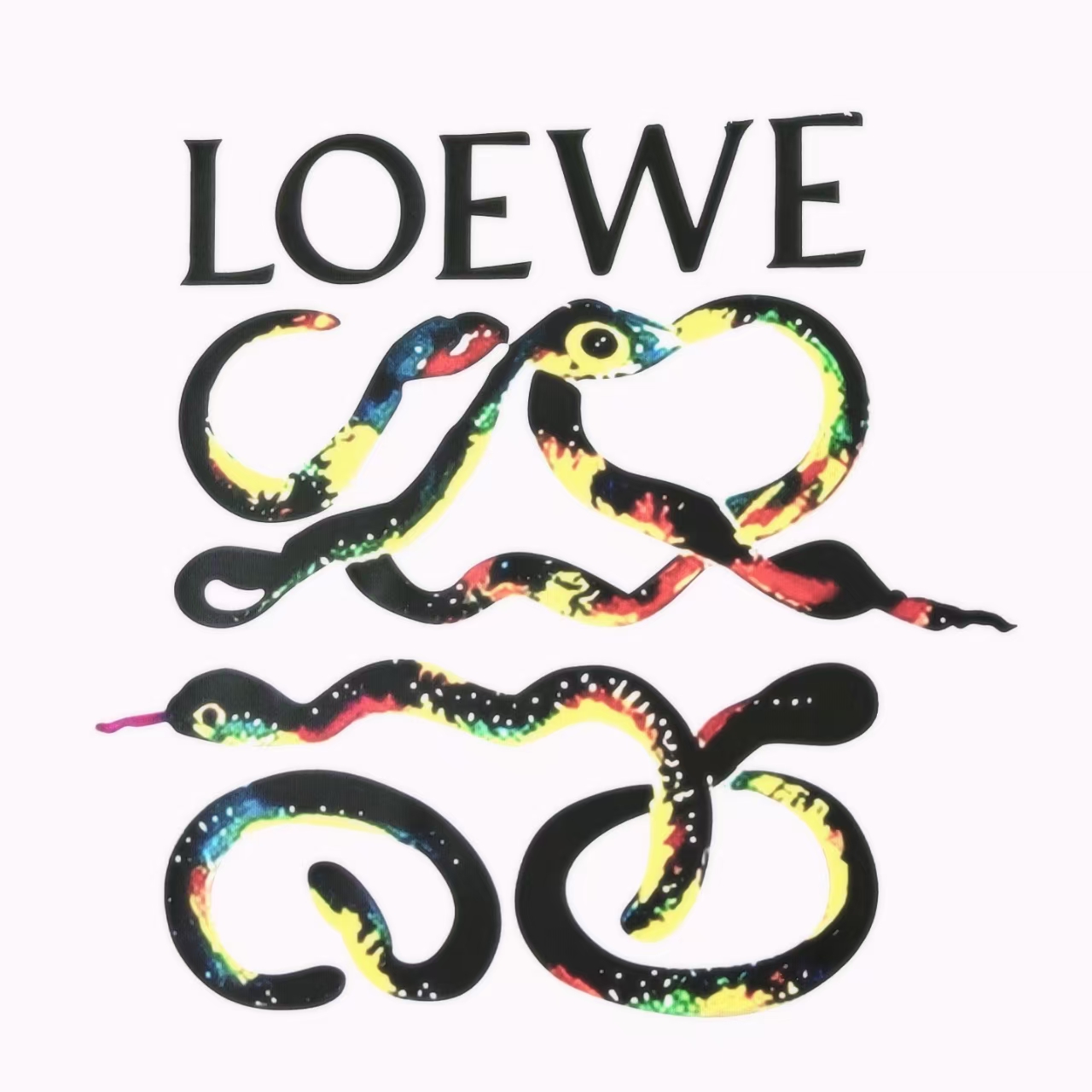 LOEWE/罗意威 蛇年限定印花短袖