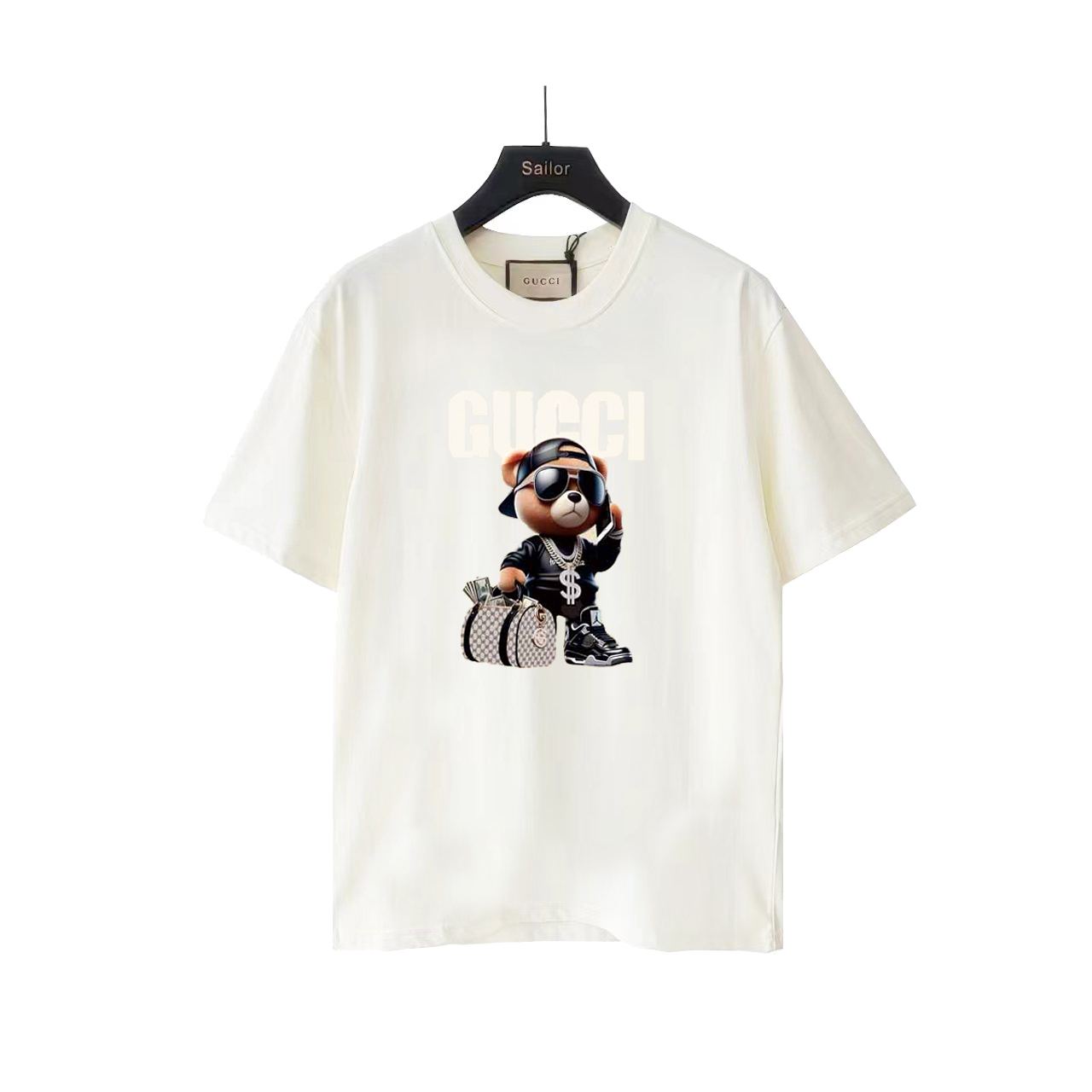 GUCCI 古驰 金钱大佬社会熊字母印花