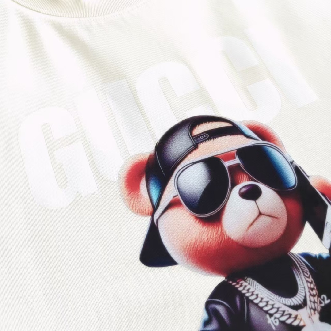 GUCCI 古驰 金钱大佬社会熊字母印花