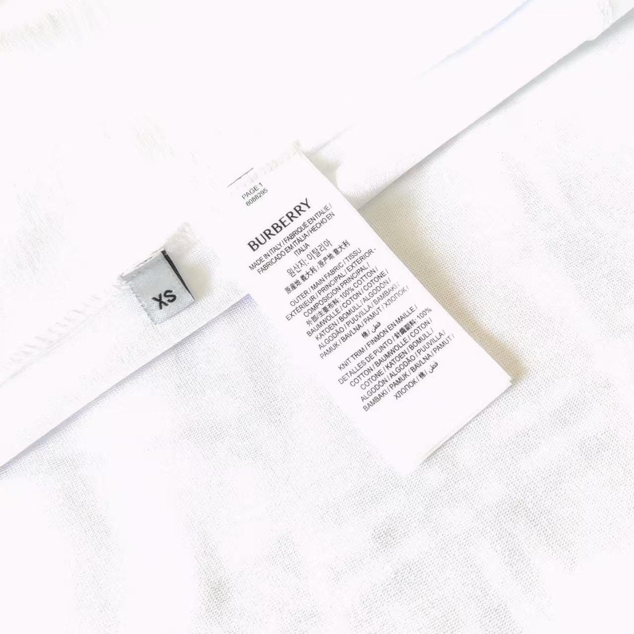 BURBERRY 巴宝莉 新款战马短袖T恤
