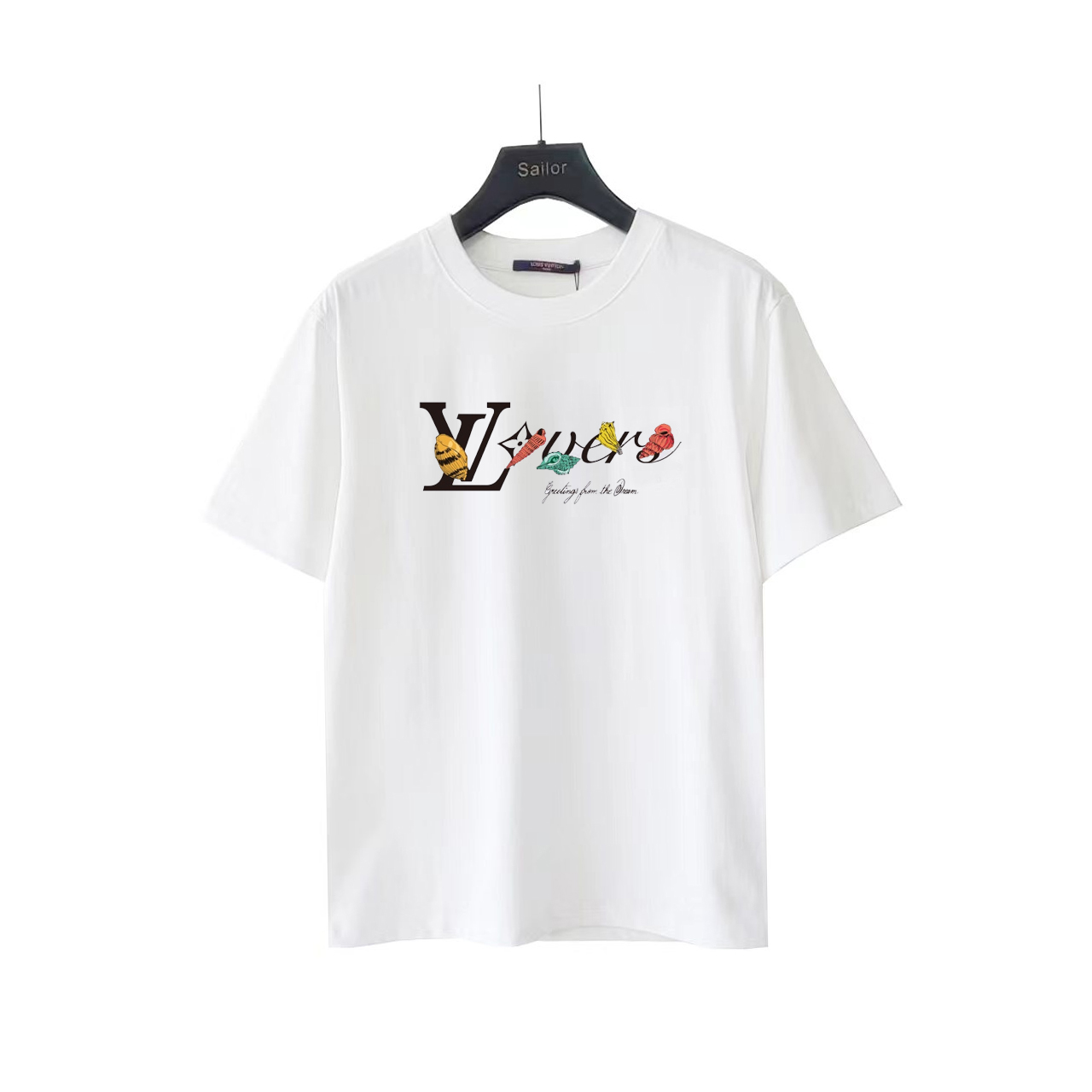 Louis Vuitton/路易威登 小海螺logo印花短袖