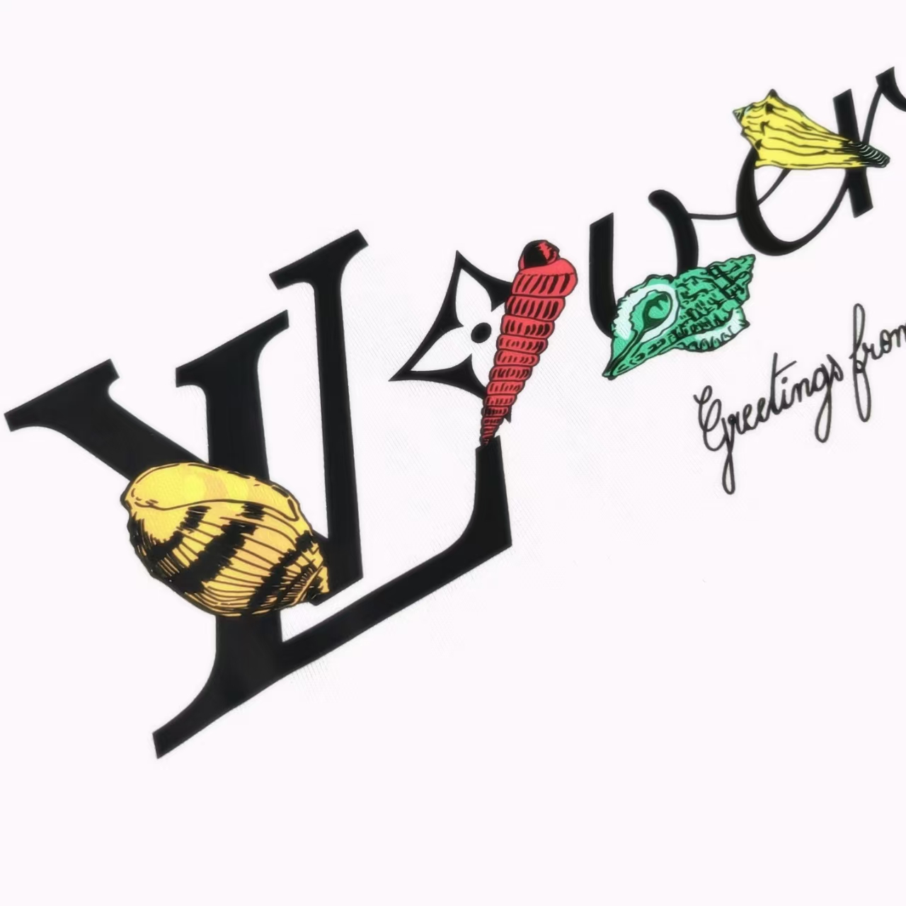 Louis Vuitton/路易威登 小海螺logo印花短袖