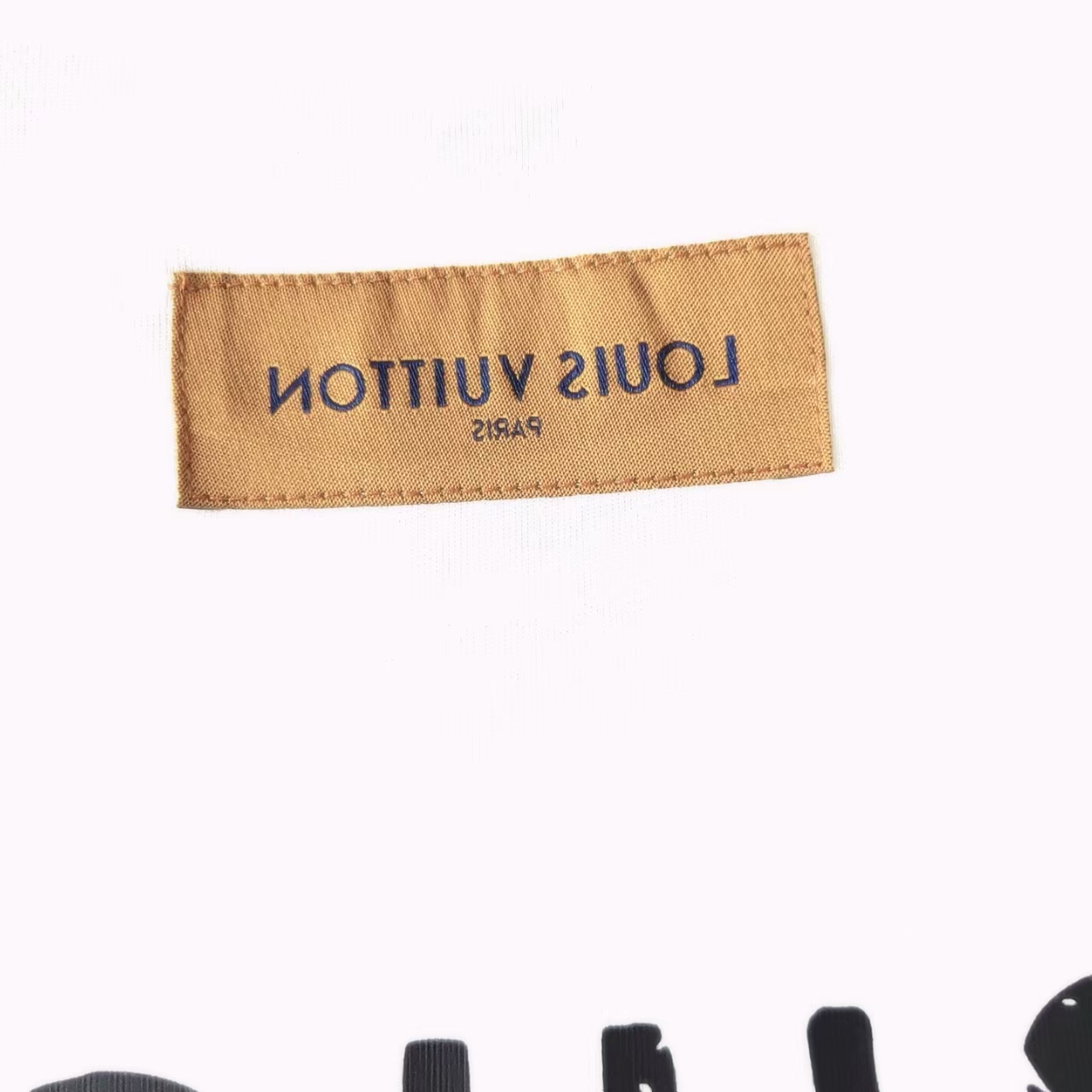 Louis Vuitton/路易威登 字母logo标识前后幅印花短袖