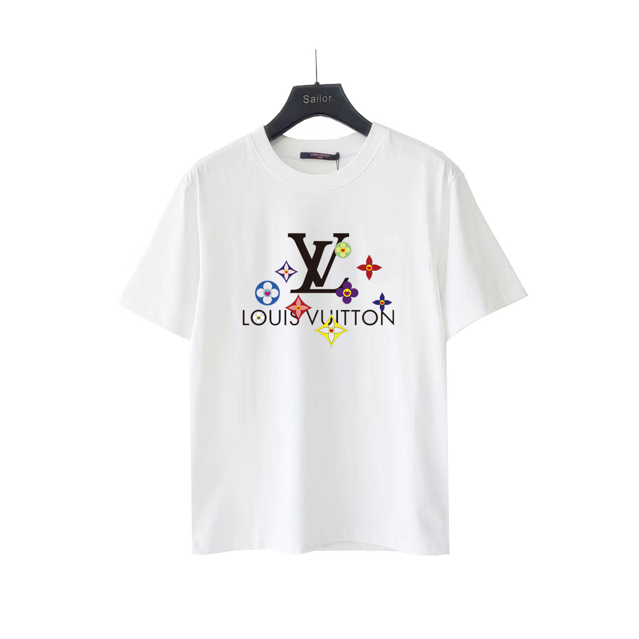 Louis Vuitton/路易威登 彩色logo印花短袖