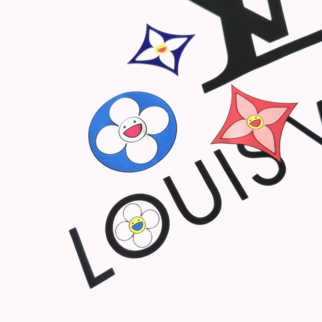 Louis Vuitton/路易威登 彩色logo印花短袖