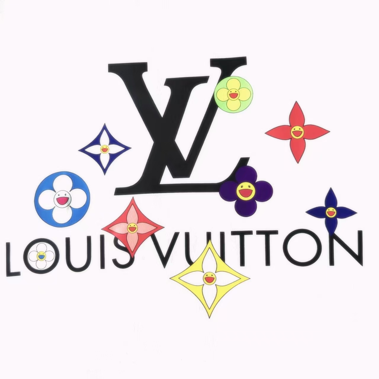 Louis Vuitton/路易威登 彩色logo印花短袖