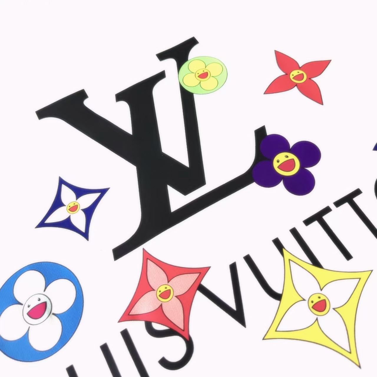Louis Vuitton/路易威登 彩色logo印花短袖