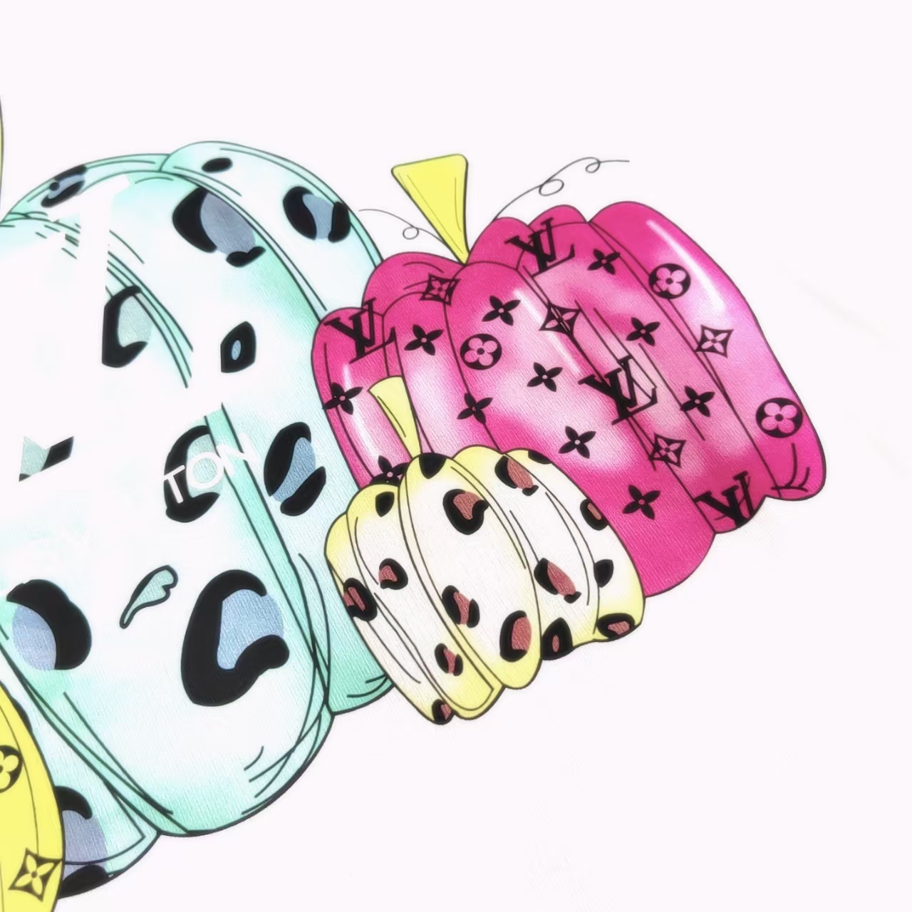 Louis Vuitton/路易威登 彩色南瓜印花短袖T桖