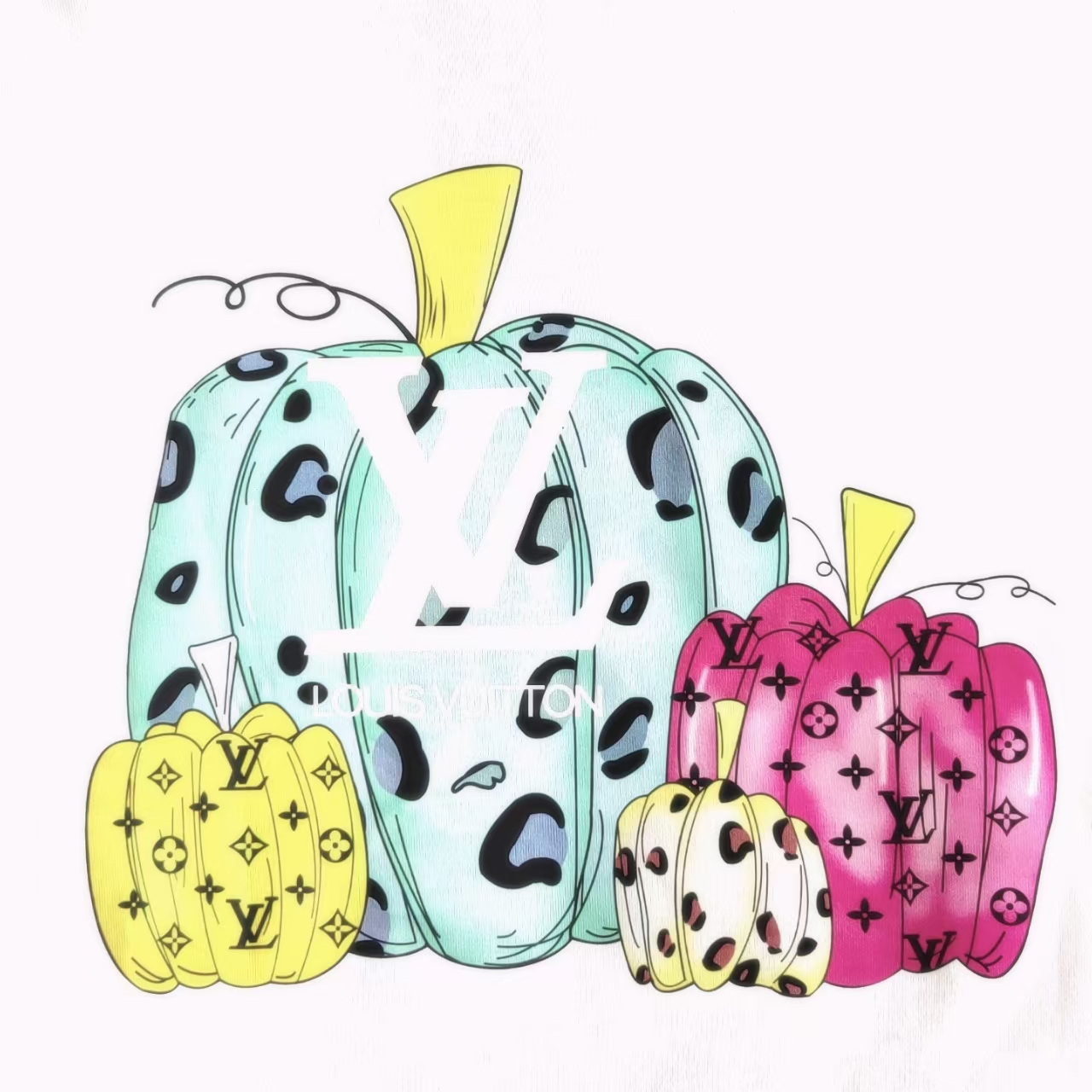 Louis Vuitton/路易威登 彩色南瓜印花短袖T桖