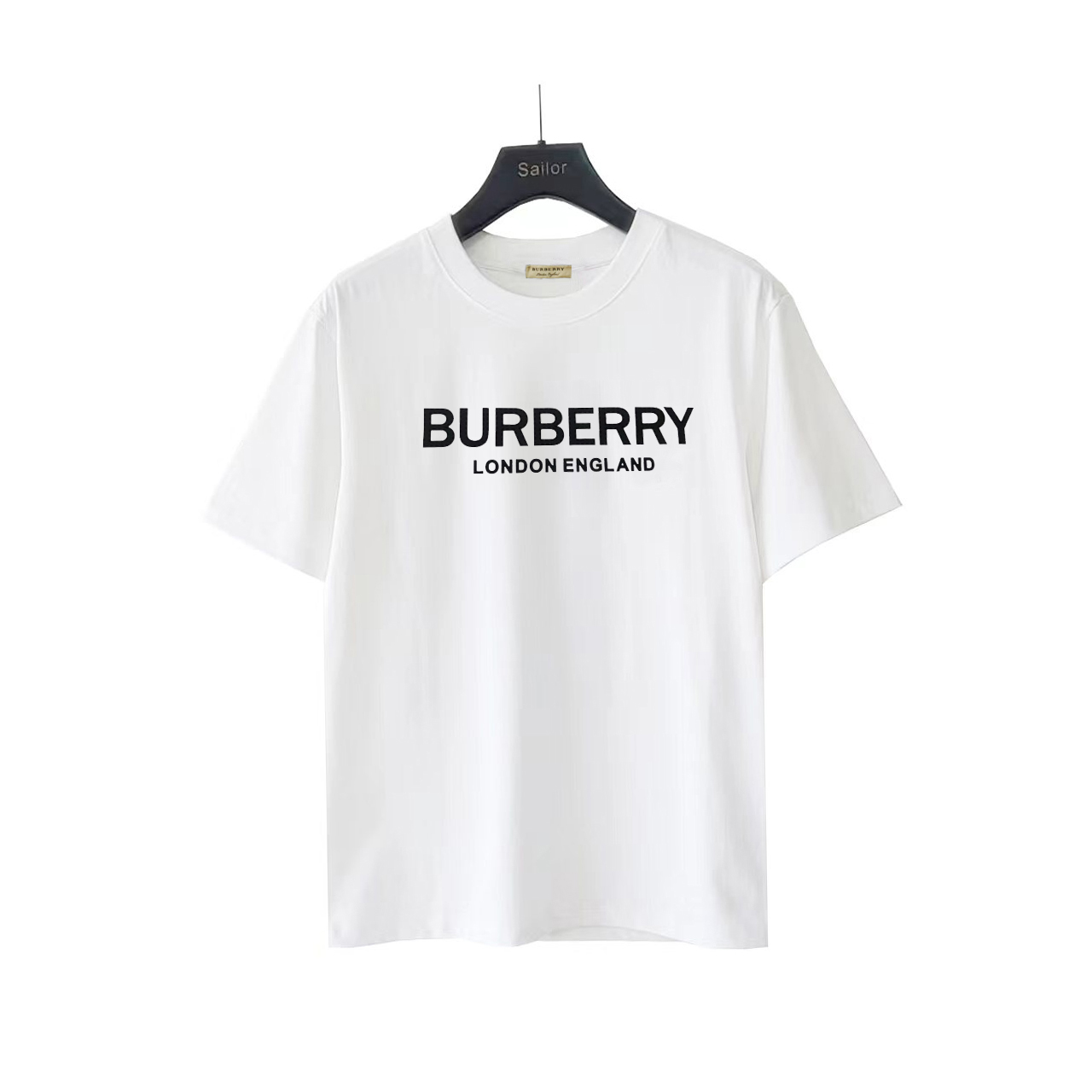 BURBERRY/巴宝莉 胸前之母logo印花短袖T恤