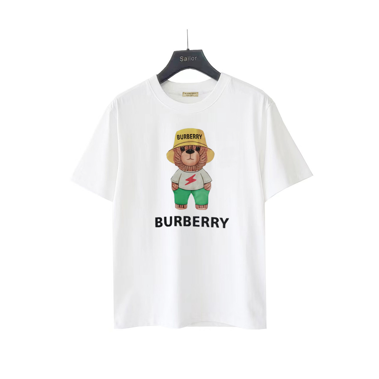 BURBERRY 巴宝莉 卡通带帽小熊短袖T恤