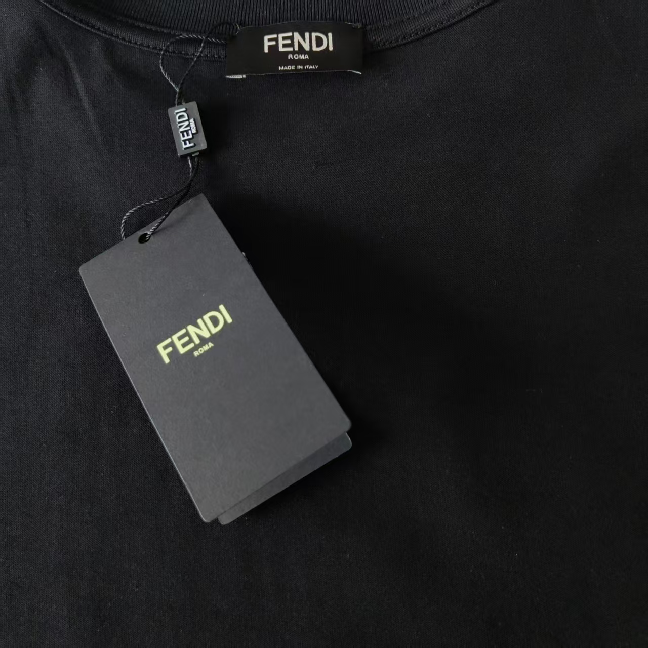 FENDI/芬迪 双FF公仔熊印花短袖
